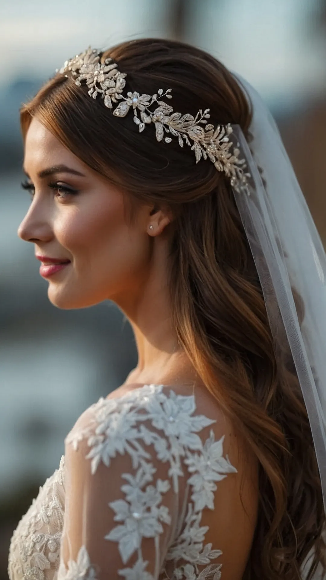 Glamorous Updos with Veil Ideas for Your Perfect Wedding Day