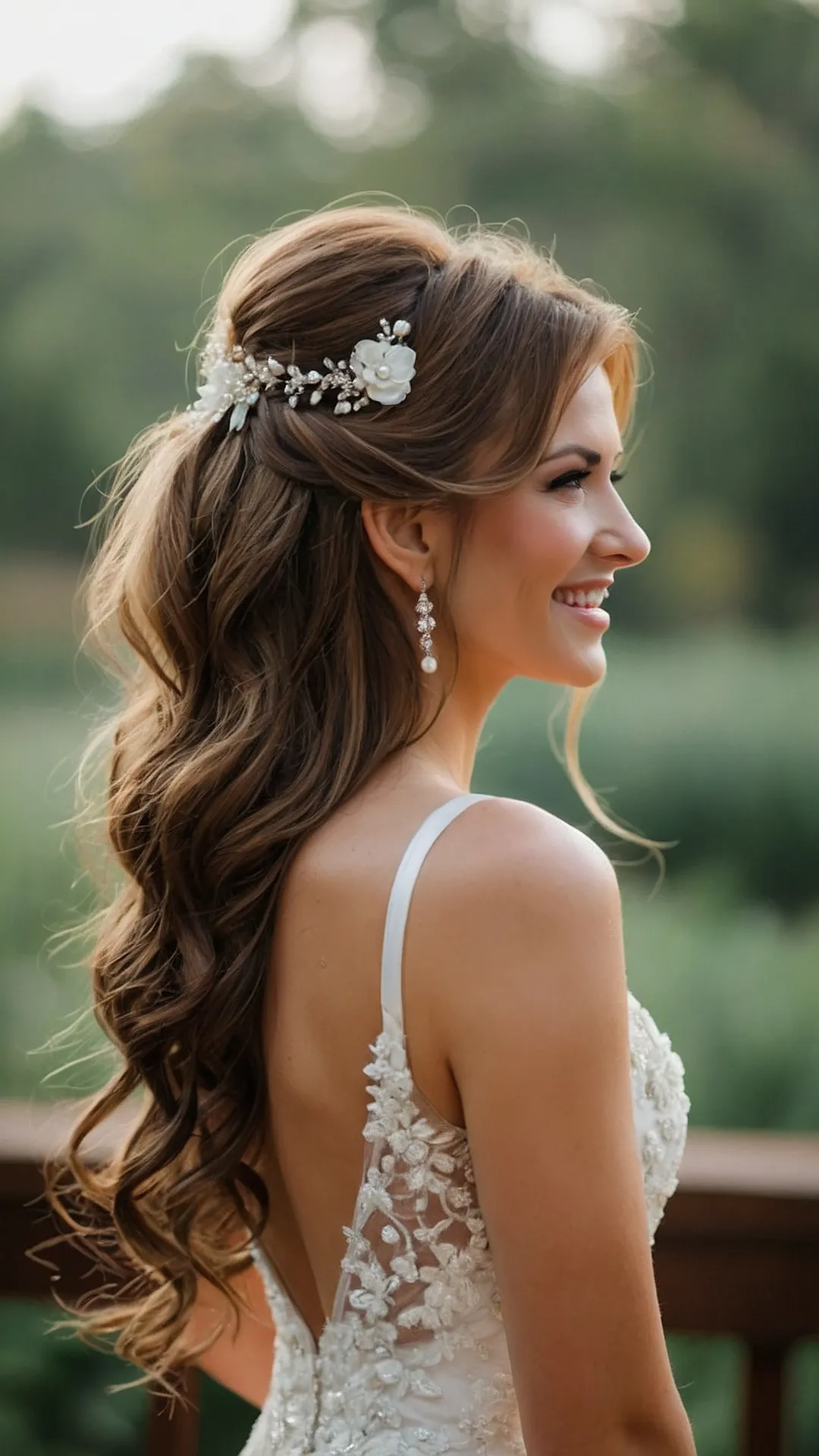 Hair Goals: Long Hair Bride Styles