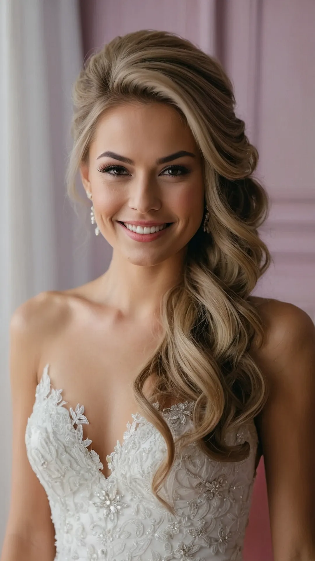 Bridal Hair Goals: Long Locks, Low Drama