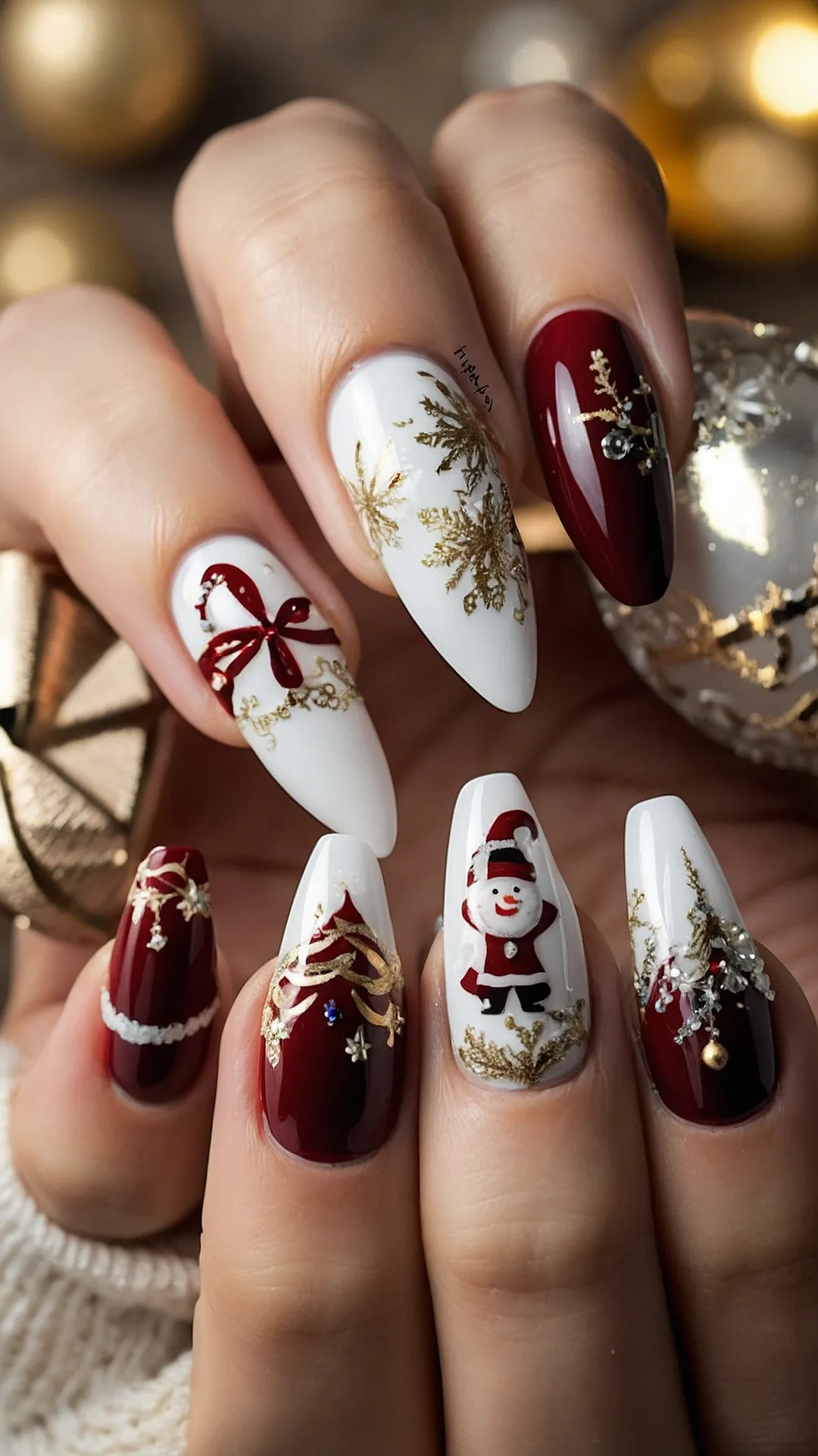 Jolly Holly Nails