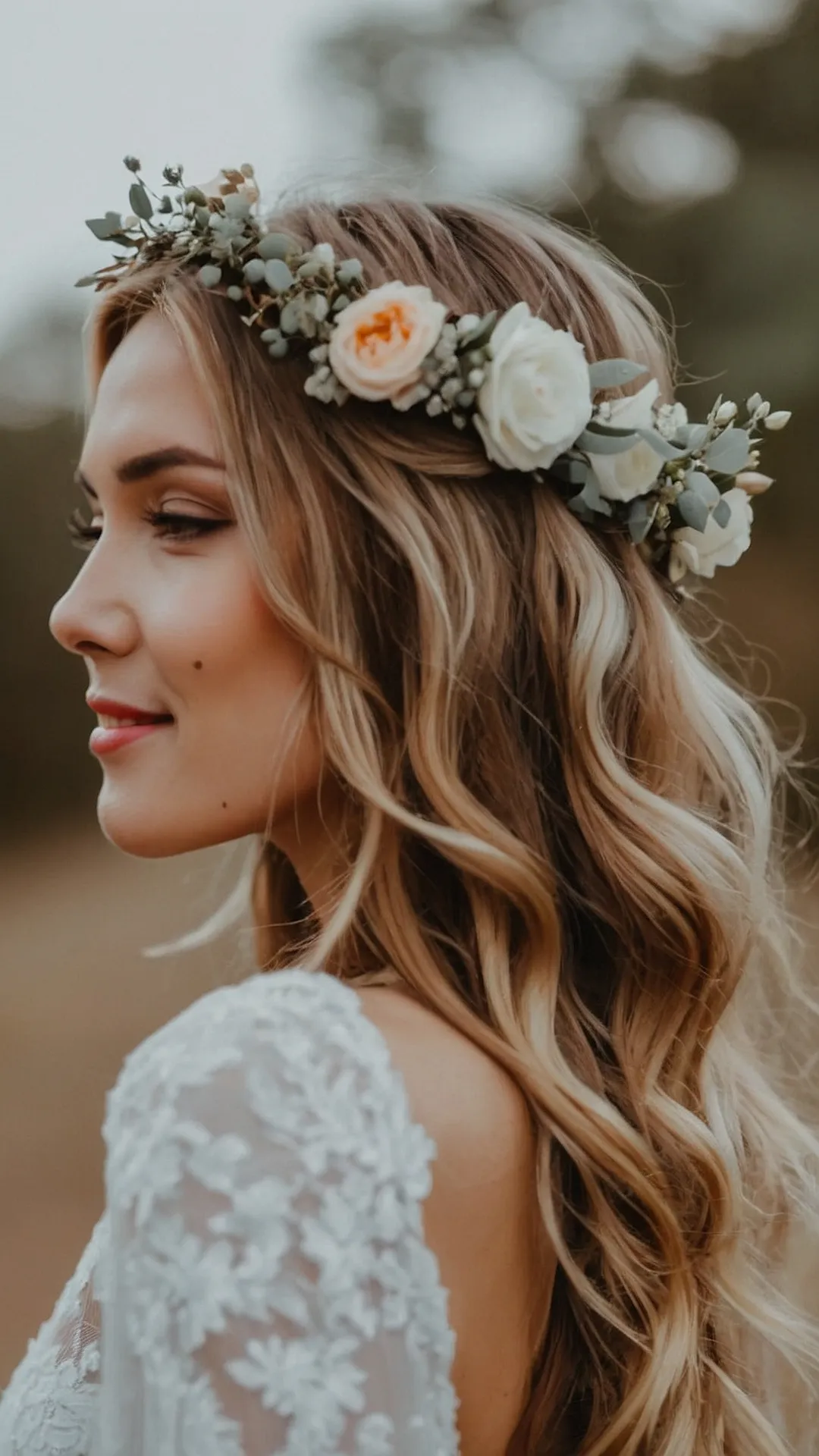 Your Wedding's Floral Headpiece