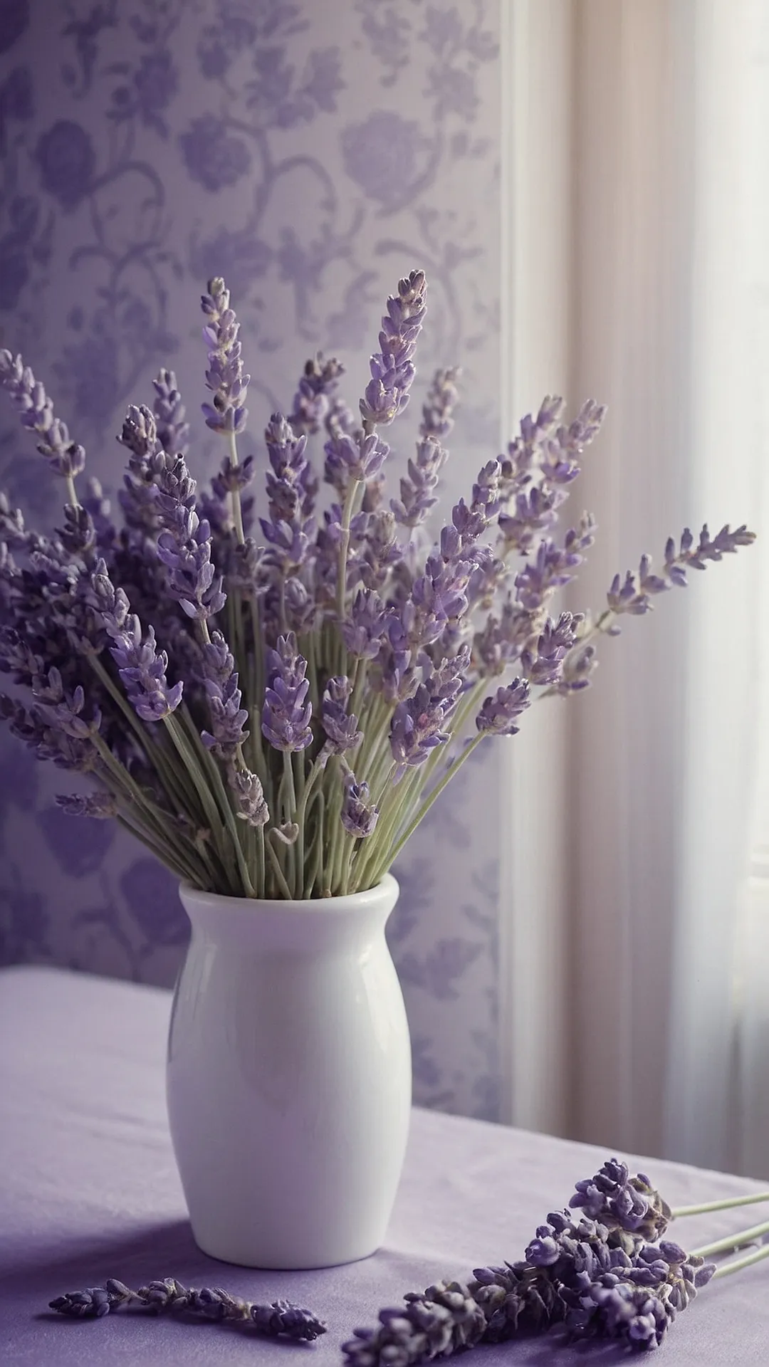 Dreamy Lavender Walls