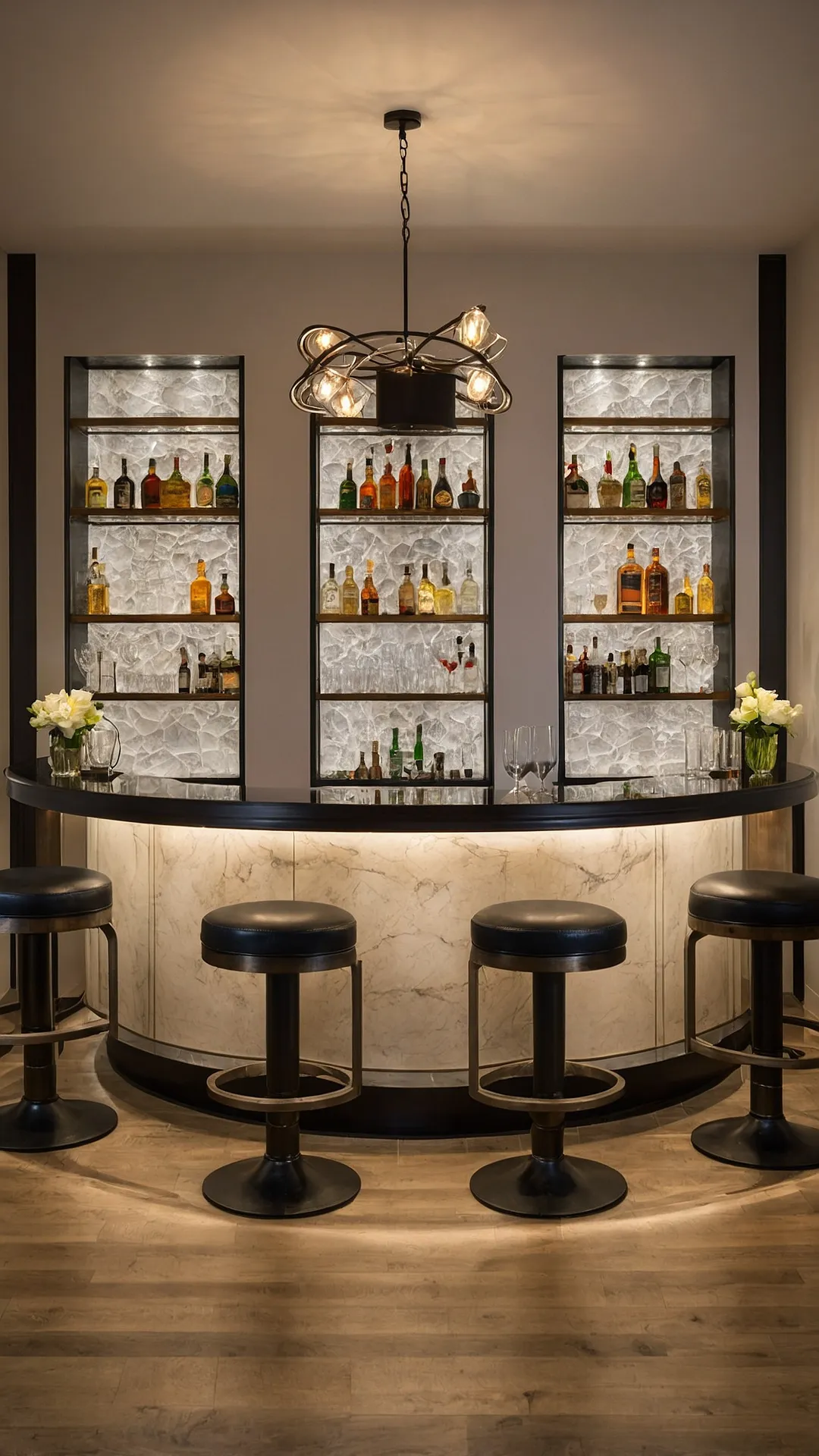 Transform Your Nook: 17 House Bar Design Ideas for Modern Spaces 46 Your Oasis Indoors