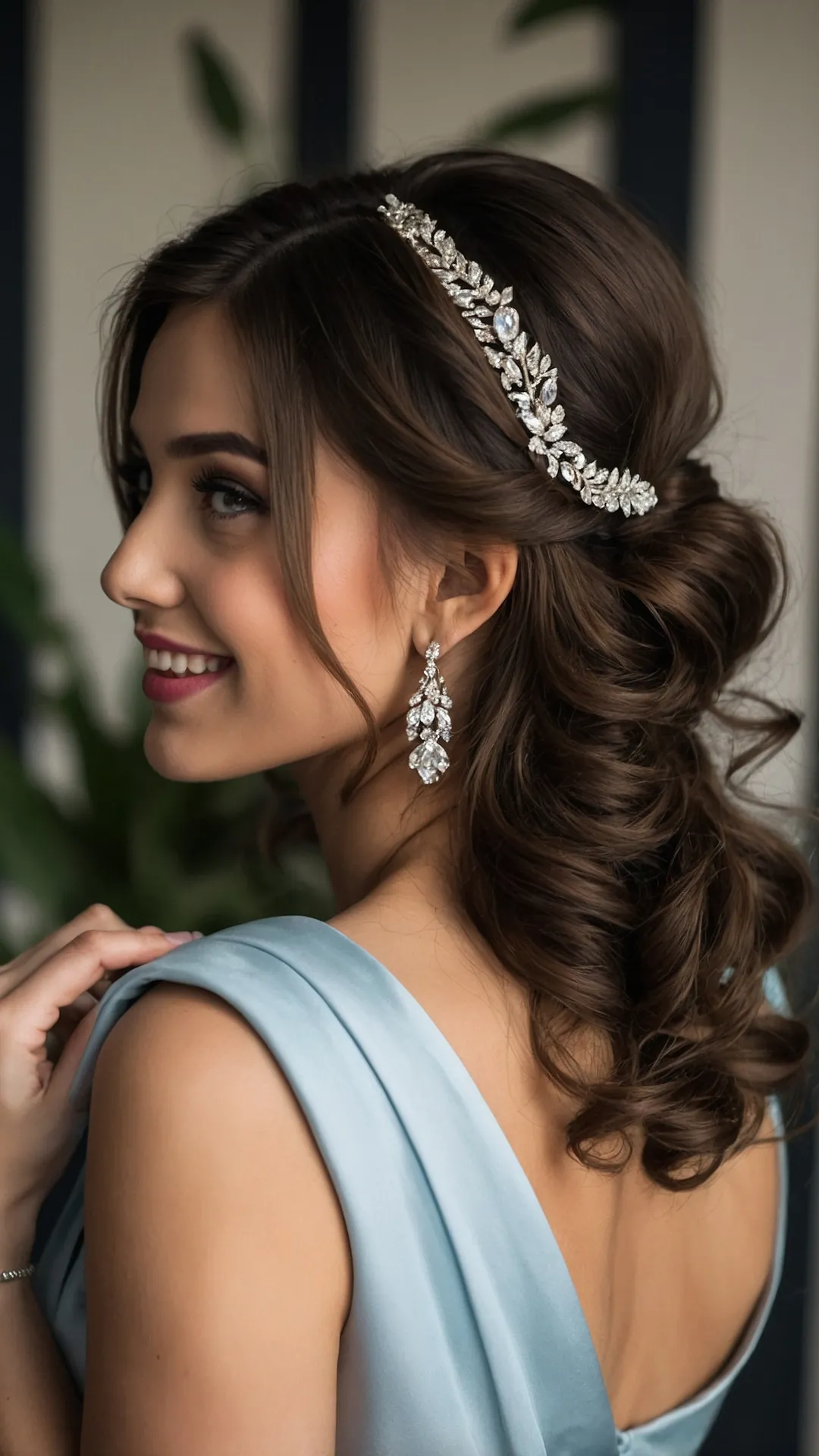 Stylish Half Up, Half Down Hairstyles for Prom Perfection 45 Prom Night's Easy Elegance