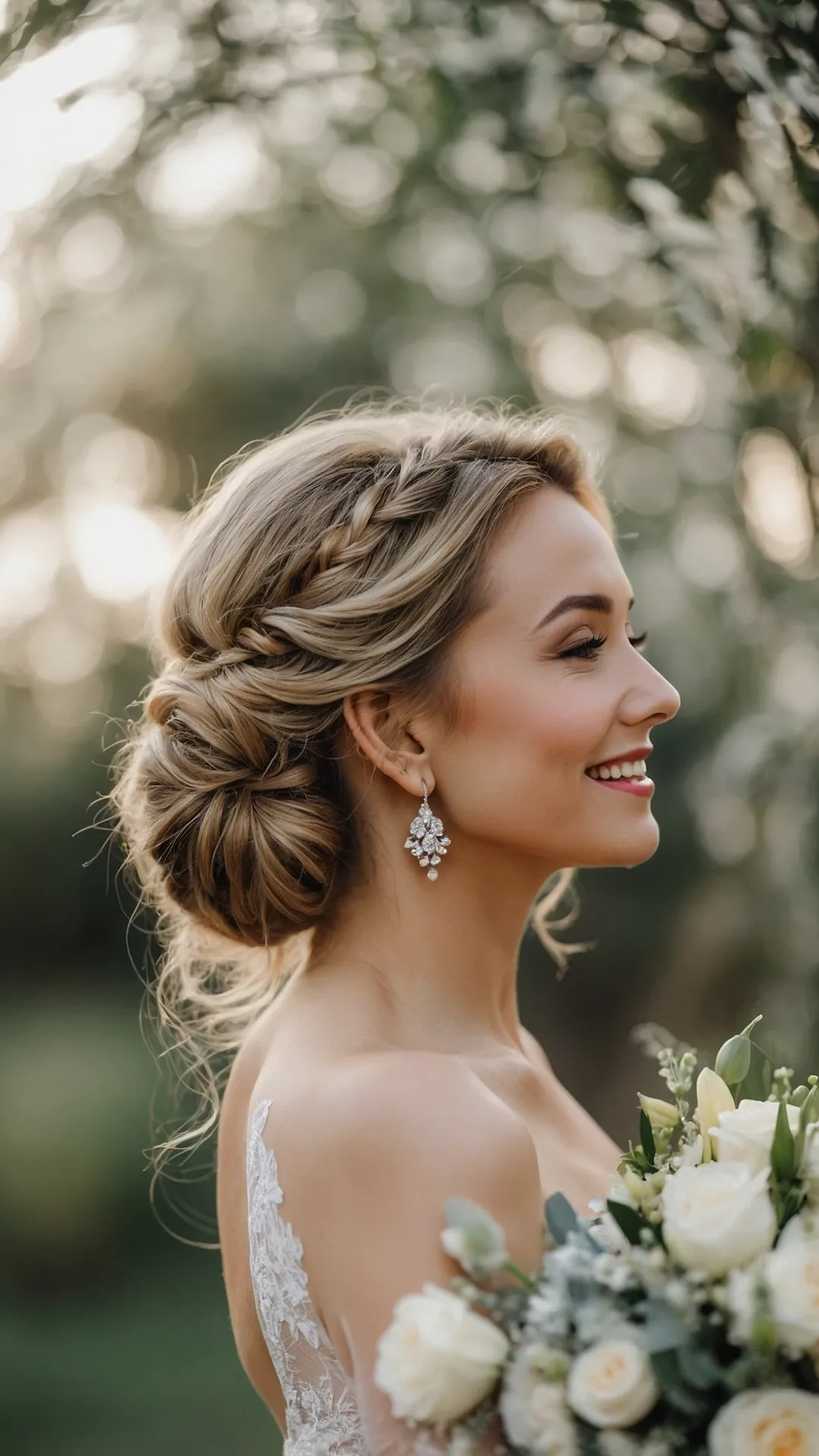 Bridal Chic: 18 Heavenly Wedding Hairstyles That Are a Fairytale Come to Life 45 Bridal Bliss Hair Design