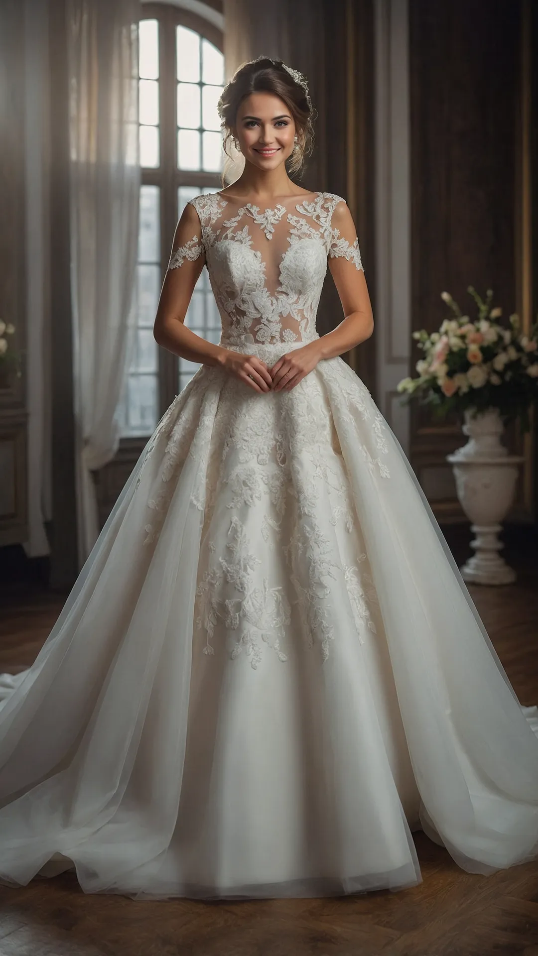 Enchanting Elegance: 20 Bridal Dress Trends for Your Winter Wedding 44 Warning: Enchantment Ahead