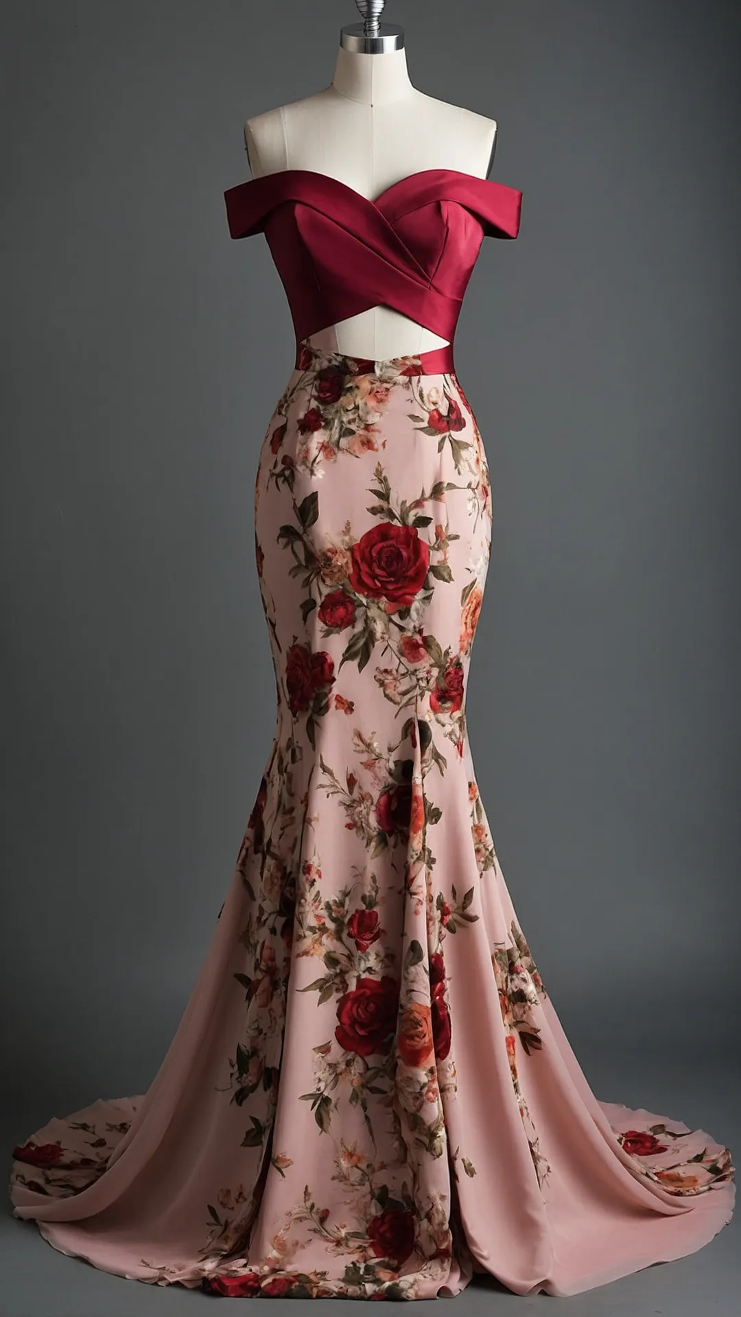 Fashion Fiesta: 15 Long Gown Designs for Your Special Events 33 Petal Skirt Design