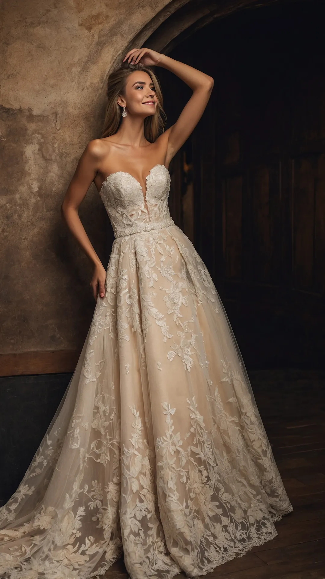 Dazzling Dreams: 20 Gold Wedding Dress Ideas for the Modern Bride 42 Redefining Radiance