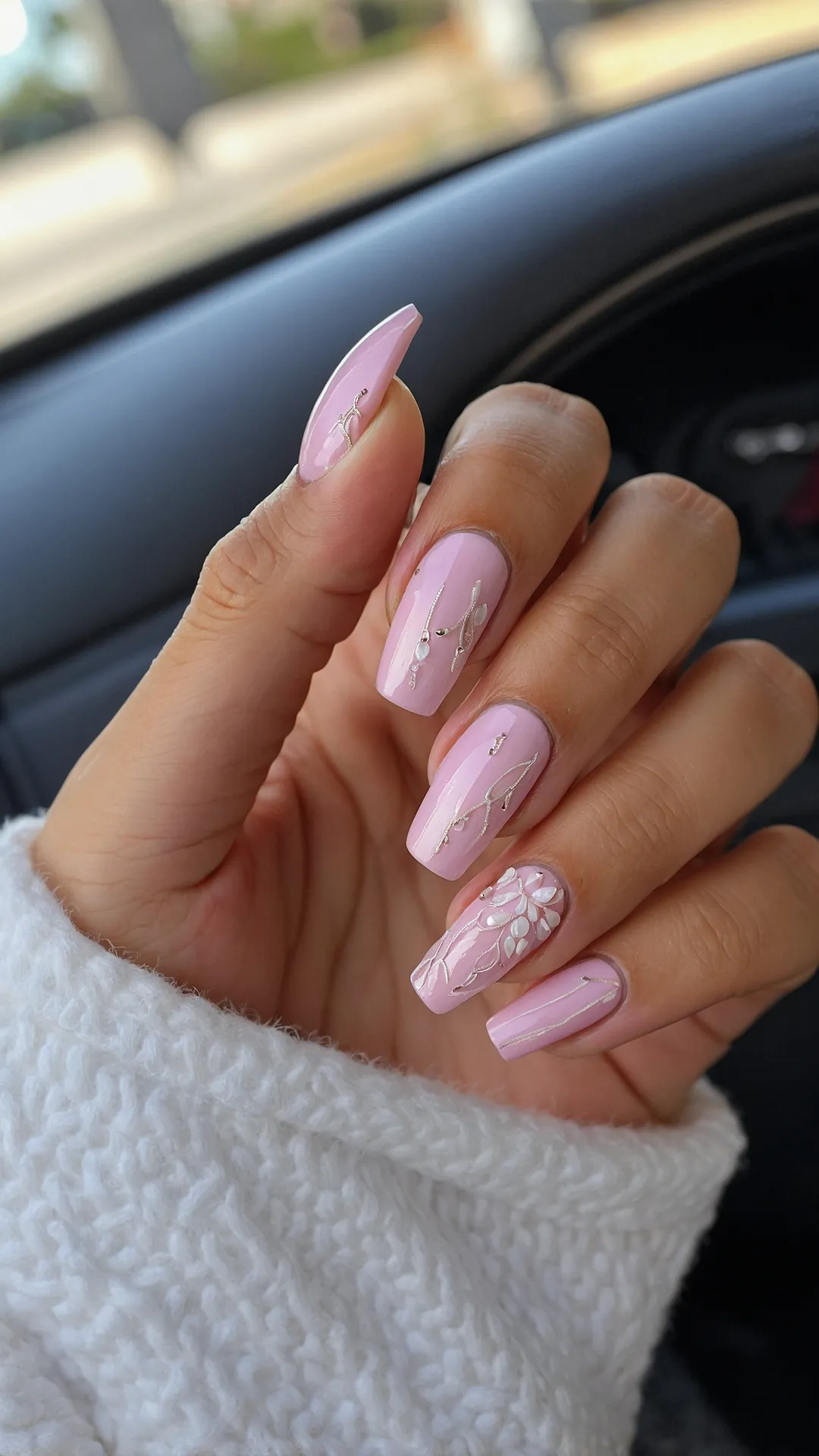 15 Pink Nail Art Ideas That Will Make You Say I Do to Summer 40 Pink Zing Bling