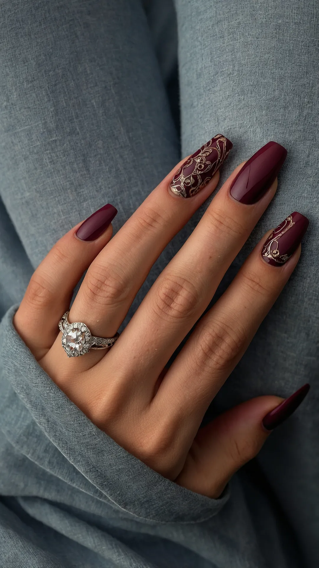 Nail it with Maroon: 18 Fun Designs to Try 35 Manifest Maroon