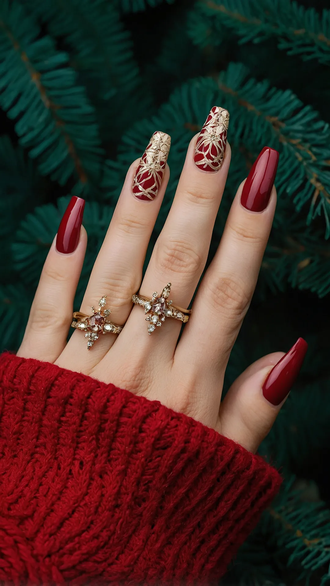Christmas Glow Mani