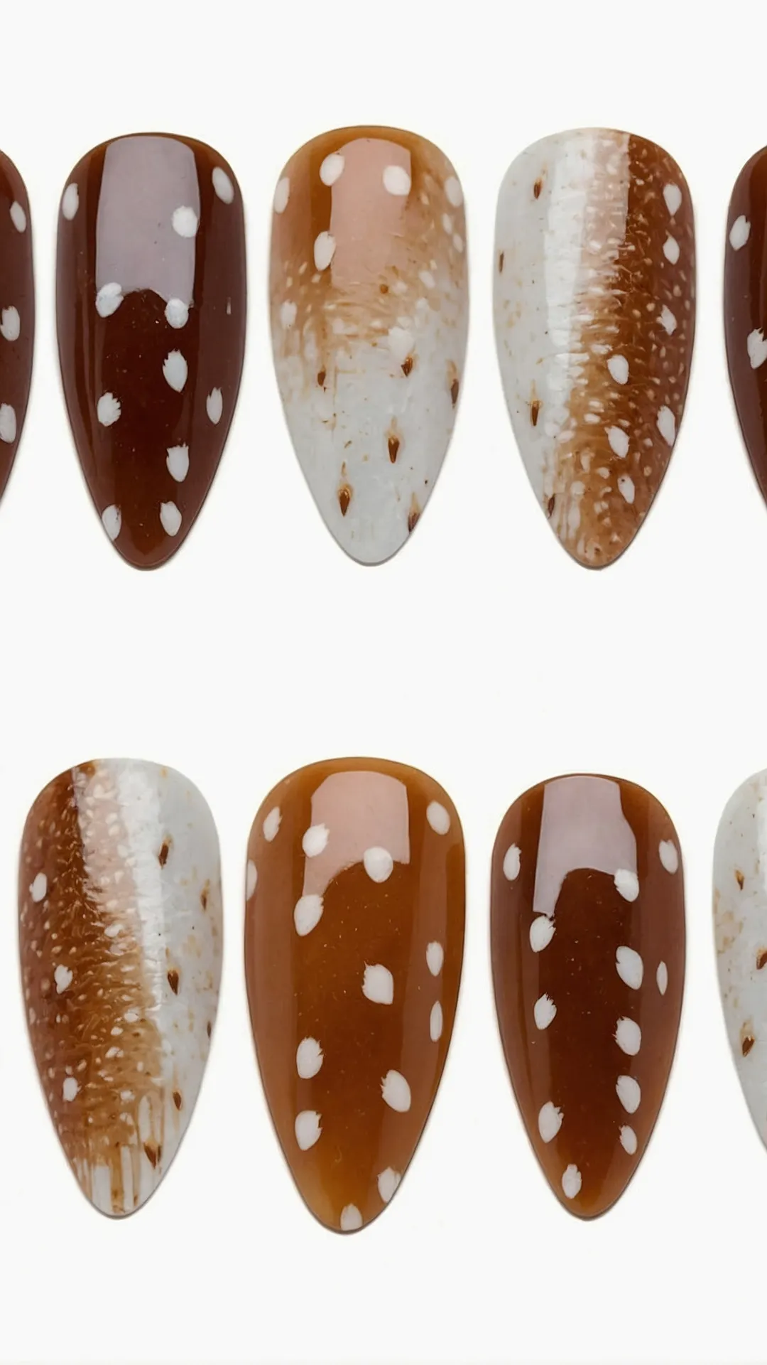 Get Inspired: 22 Stylish Deer Print Nail Designs for Every Occasion 35 Antler Arch Nails