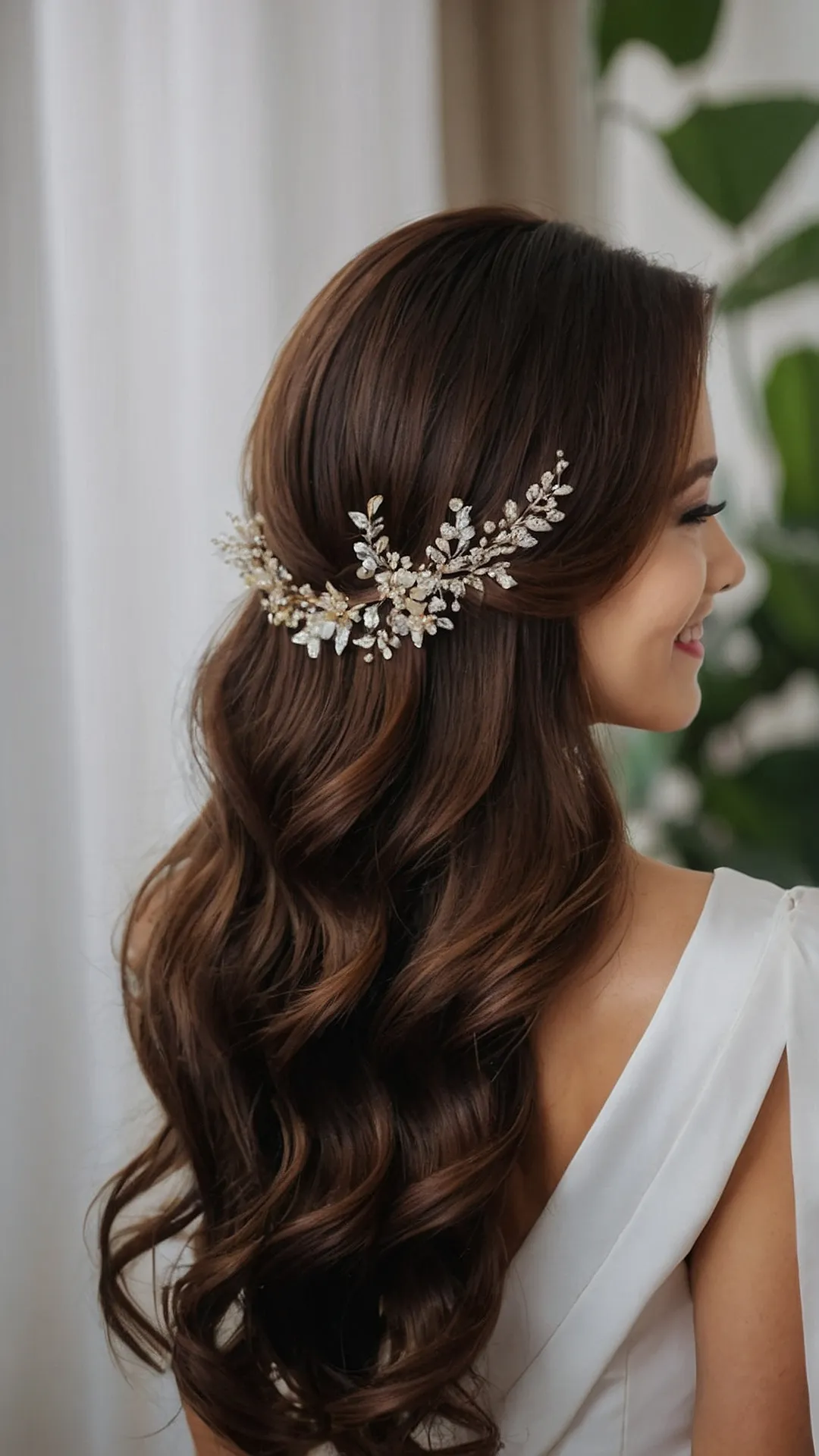 Half-Up, Half-Down Shine