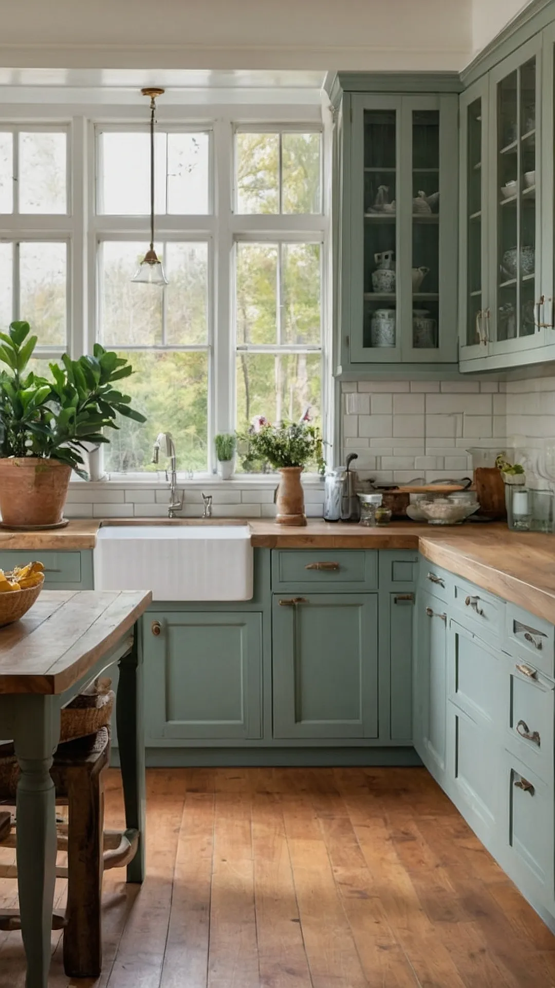 Kitchen Island Goals:  A Grey Kitchen Island That's Anything But Basic!