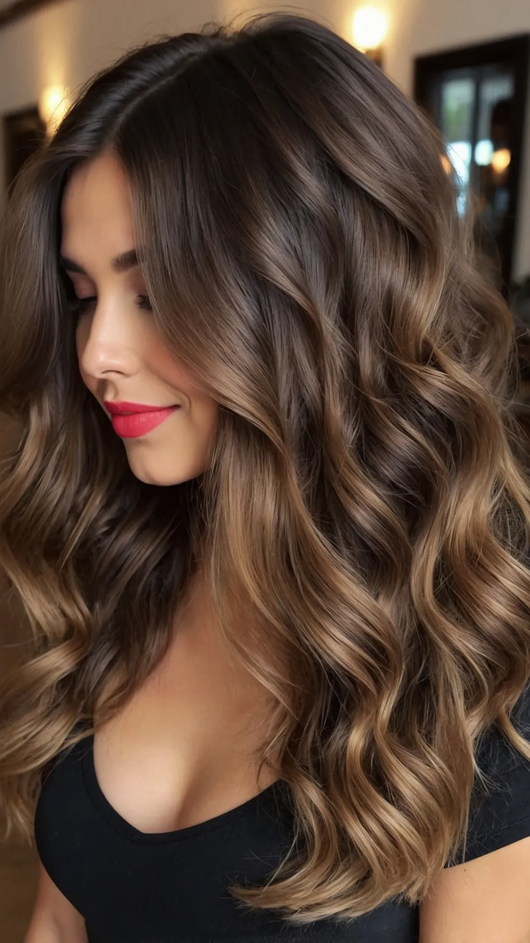 Beachy Brunette Bliss: 21 Ideas You Have to Try 36 Brunette Brilliance On Display
