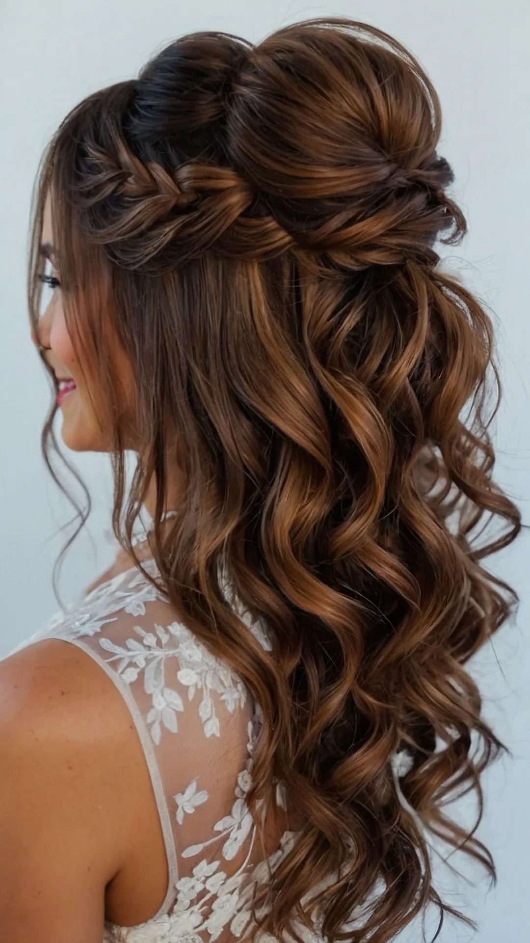 Unique Half Up Half Down Hairstyle Ideas for Your Dream Wedding