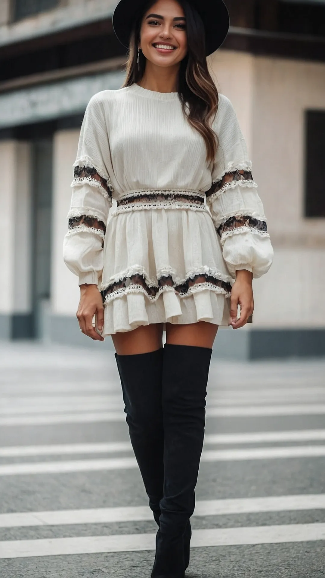 Fall Fashion Goals: Floral Skirt & Green Blazer