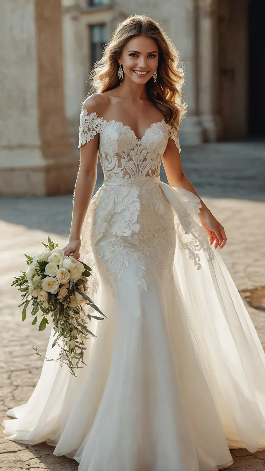 Bridal Bliss Awaits: 20 Stunning Ivory Wedding Dress Ideas 42 This Gown Demands Attention