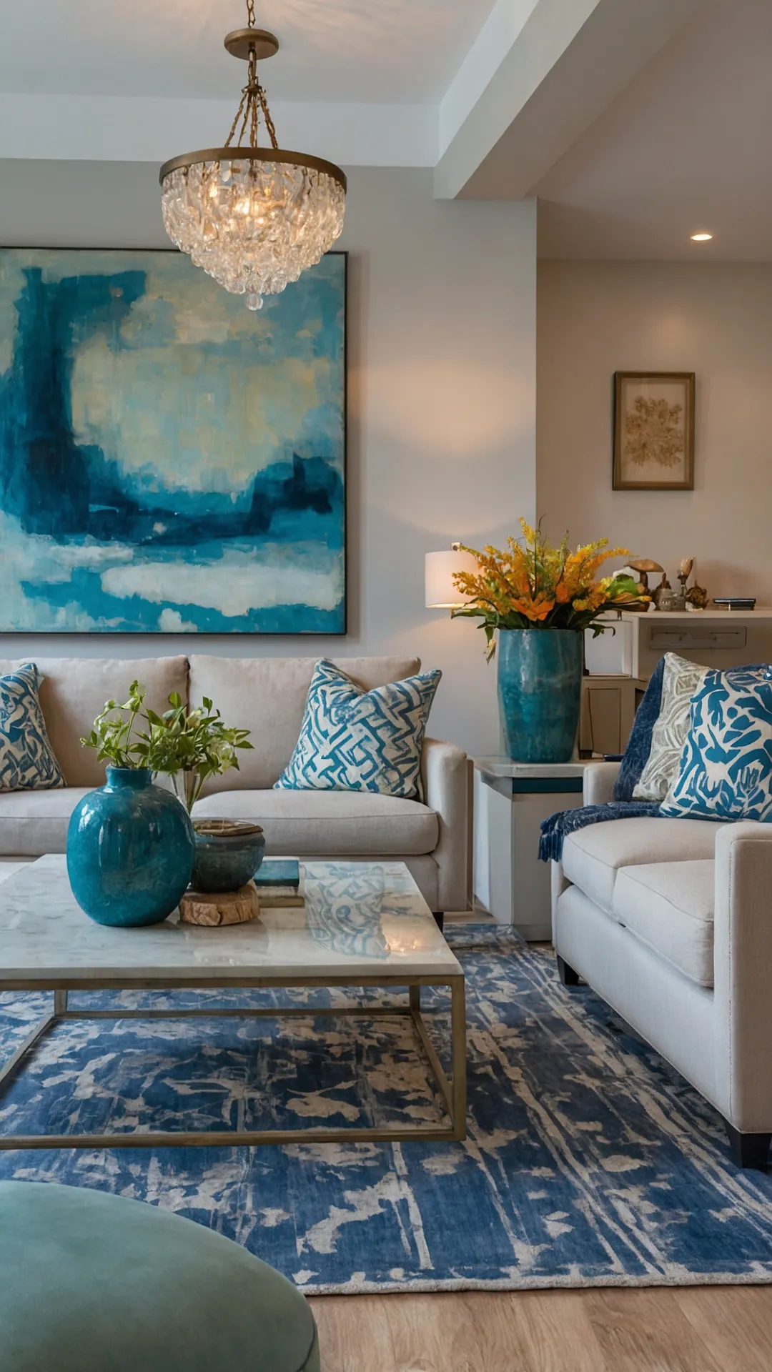 Elevate Your Style: 22 Coastal Chic Living Room Ideas in One Place 33 Coastal Charm Lounge