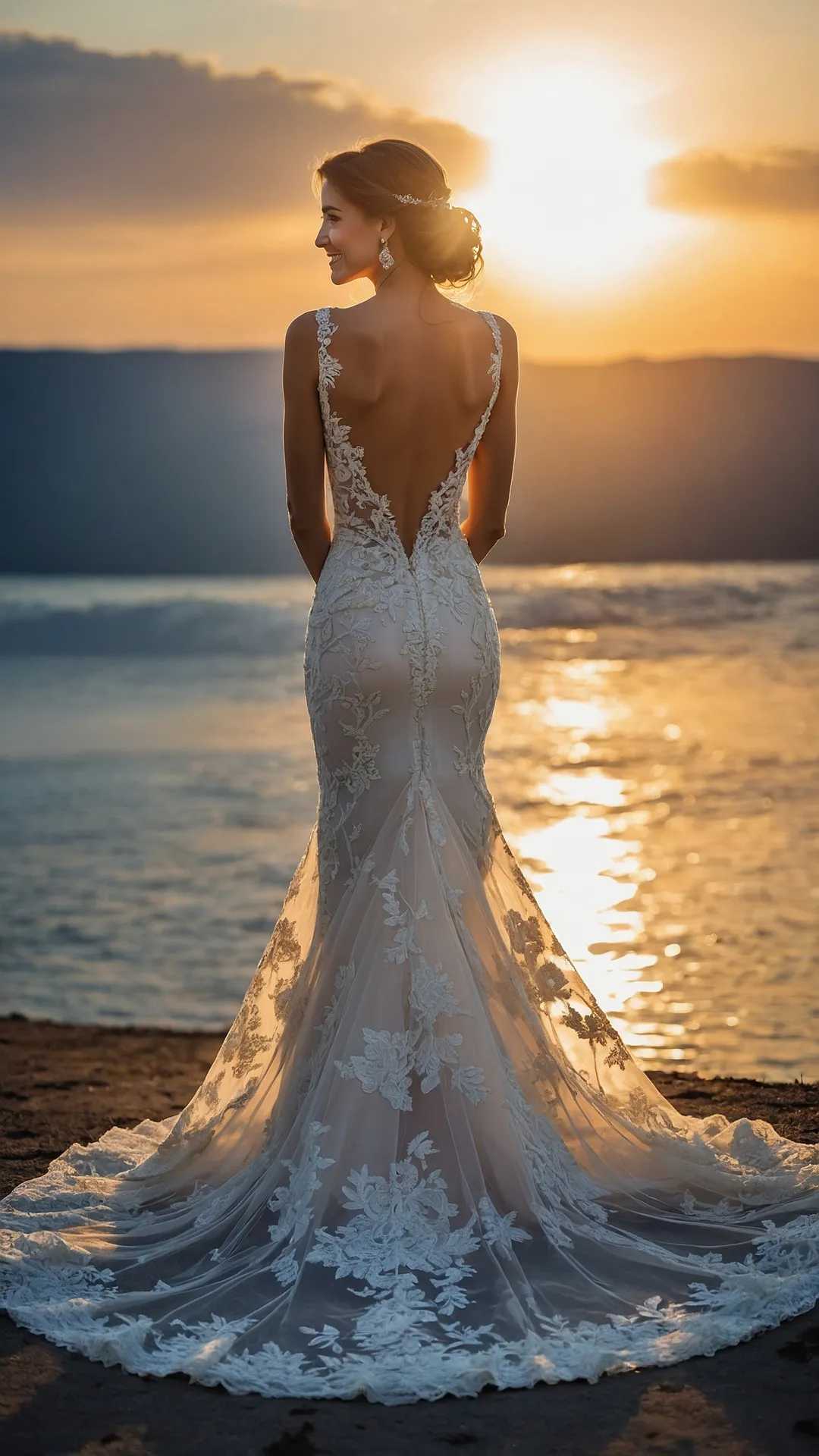 Enchanting Mermaid Wedding Dress Ideas That Will Make You Say “I Do” 41 Bridal Gown with Ocean Soul