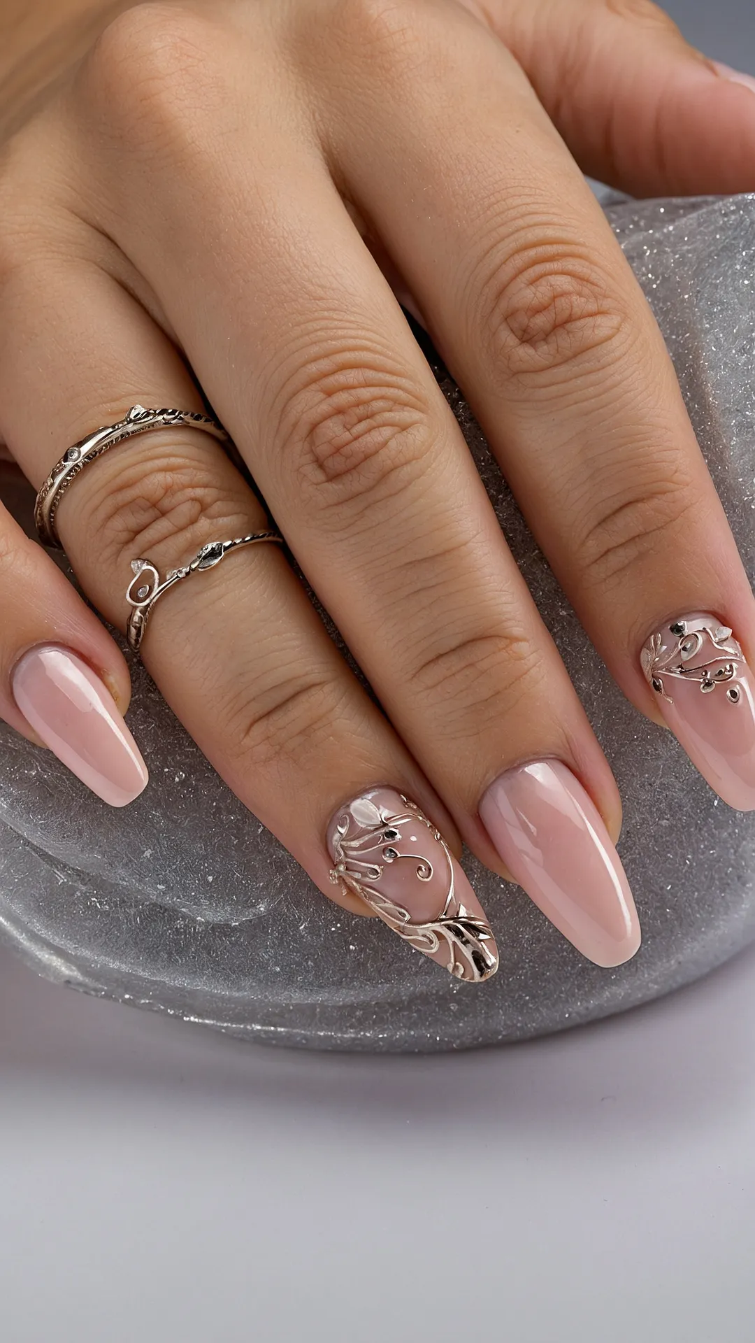 Whimsical and Fun: 17 Date Nails Ideas for Every Occasion 35 Ready for Romance Nails