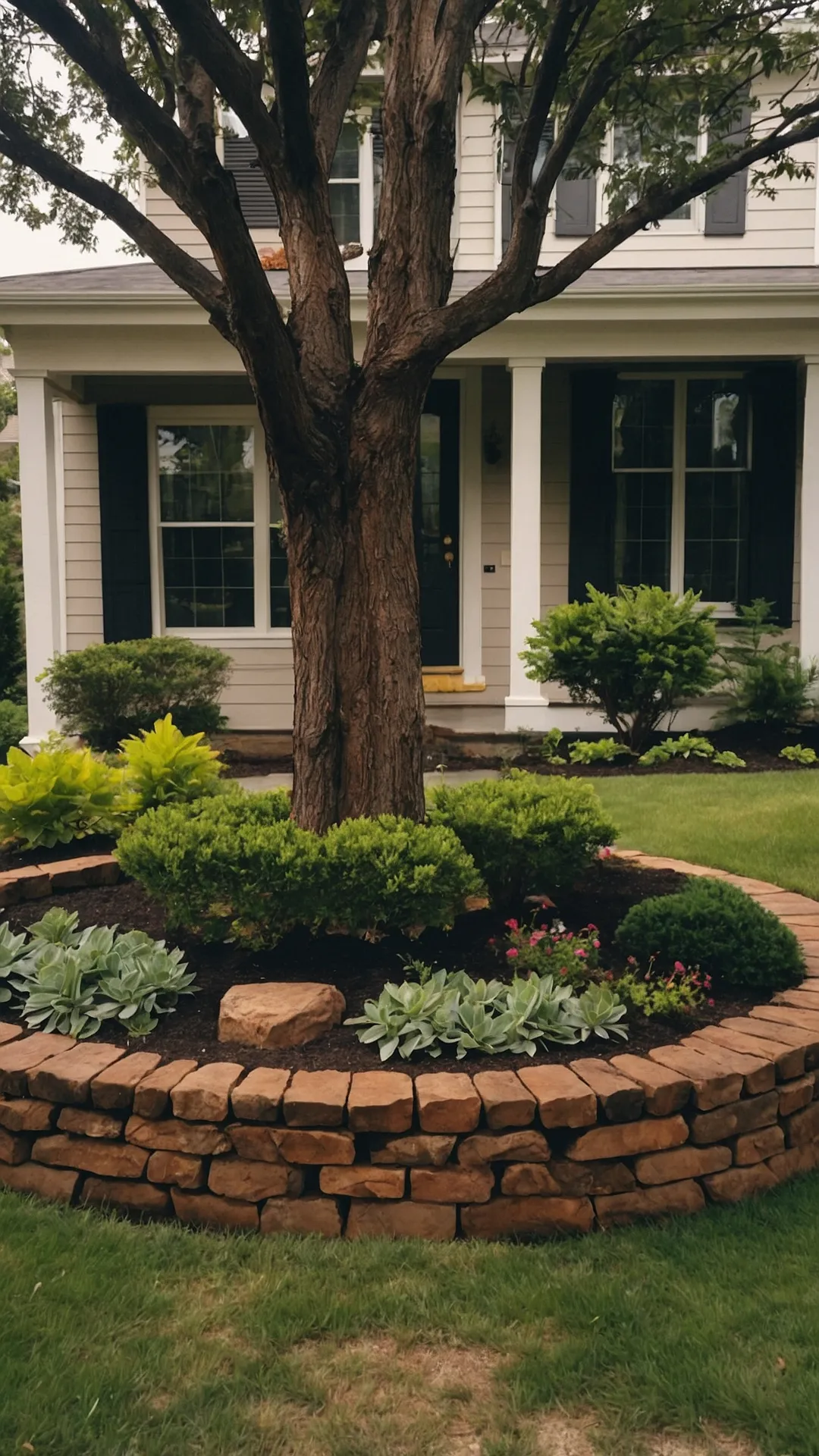 Step Up Your Landscaping Game with These Tree Base Ideas 39 Trunk Pedestal Style