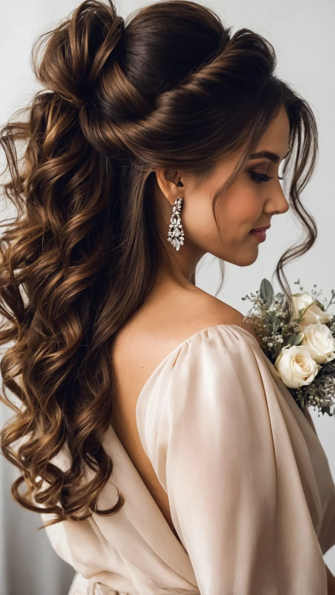 Your Ultimate Guide to 15 Brunette Wedding Hairstyles 38 Beyond Beautiful: Bridal Hair
