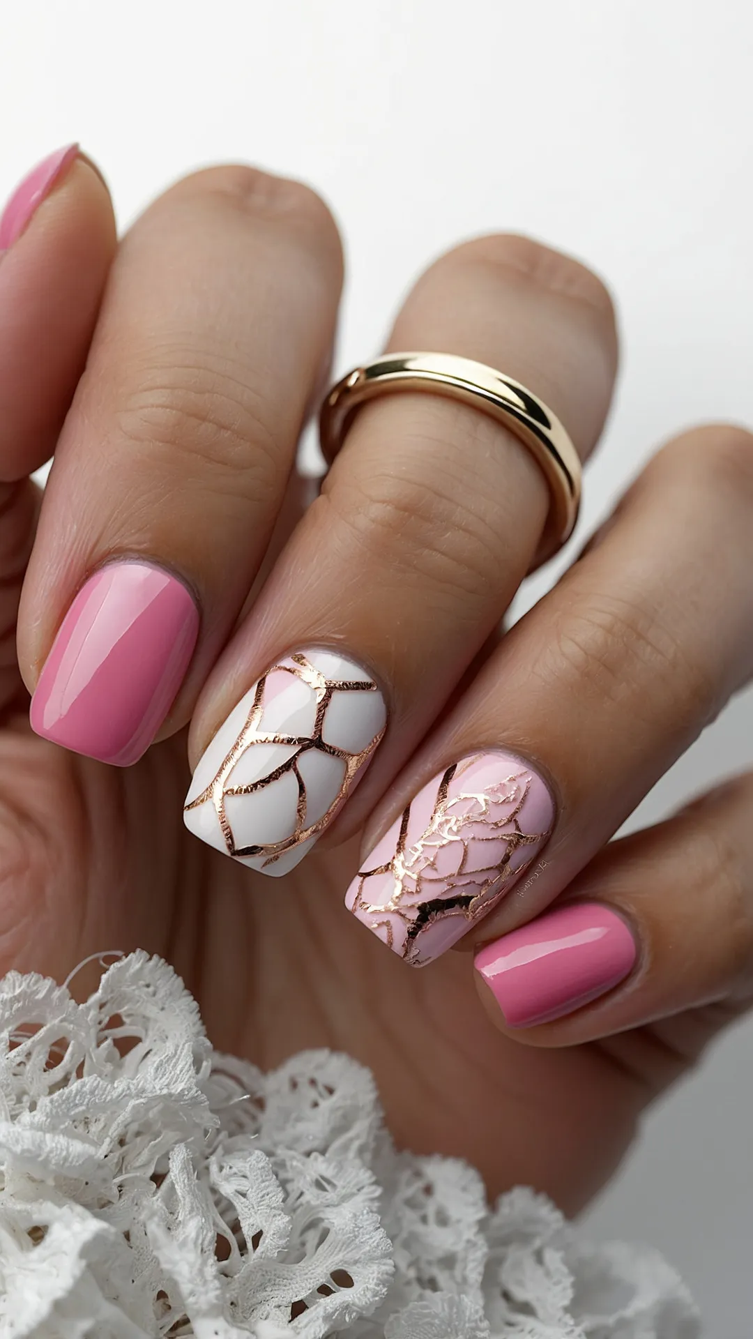 15 Pink Nail Art Ideas That Will Make You Say I Do to Summer 34 Runway Pink Tips
