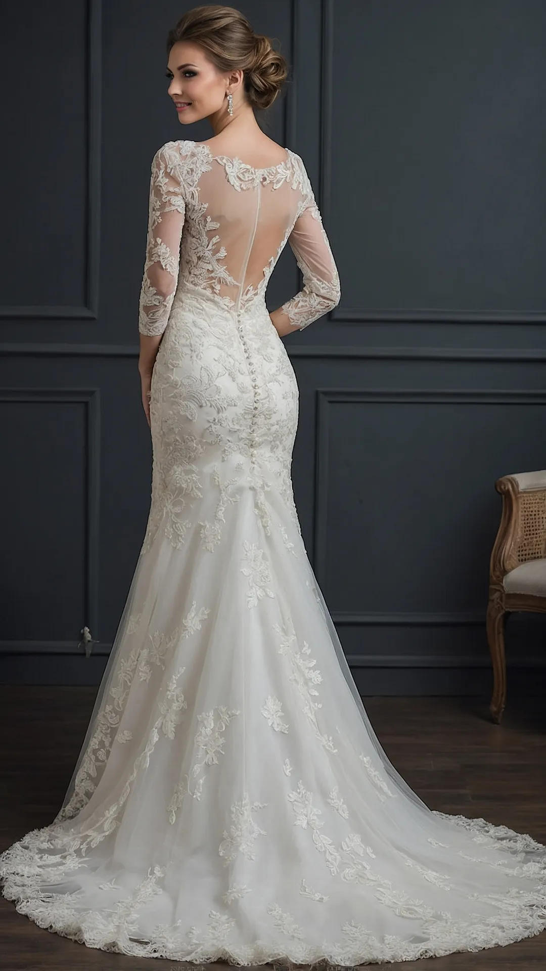 Unveiling the Allure: 22 Stunning Trumpet Wedding Dresses You’ll Adore 41 The Wow-Factor Flare