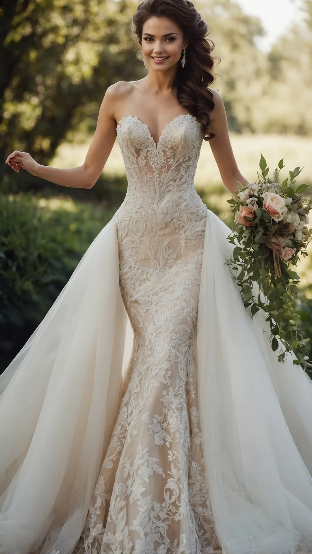 Catch the Wave: 21 Fabulous Mermaid Wedding Dress Inspirations 46 Underwater Dream Dress