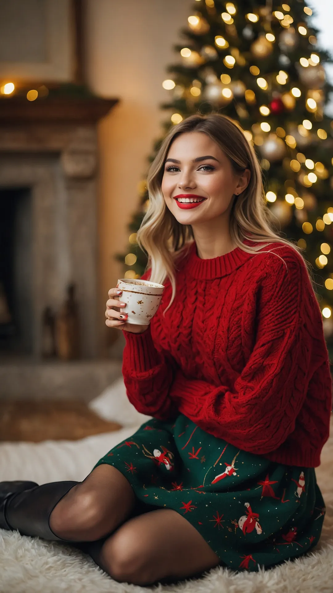 Spread Holiday Cheer with These 15 Christmas Sweater Outfit Ideas 45 Holiday Hues & How-To