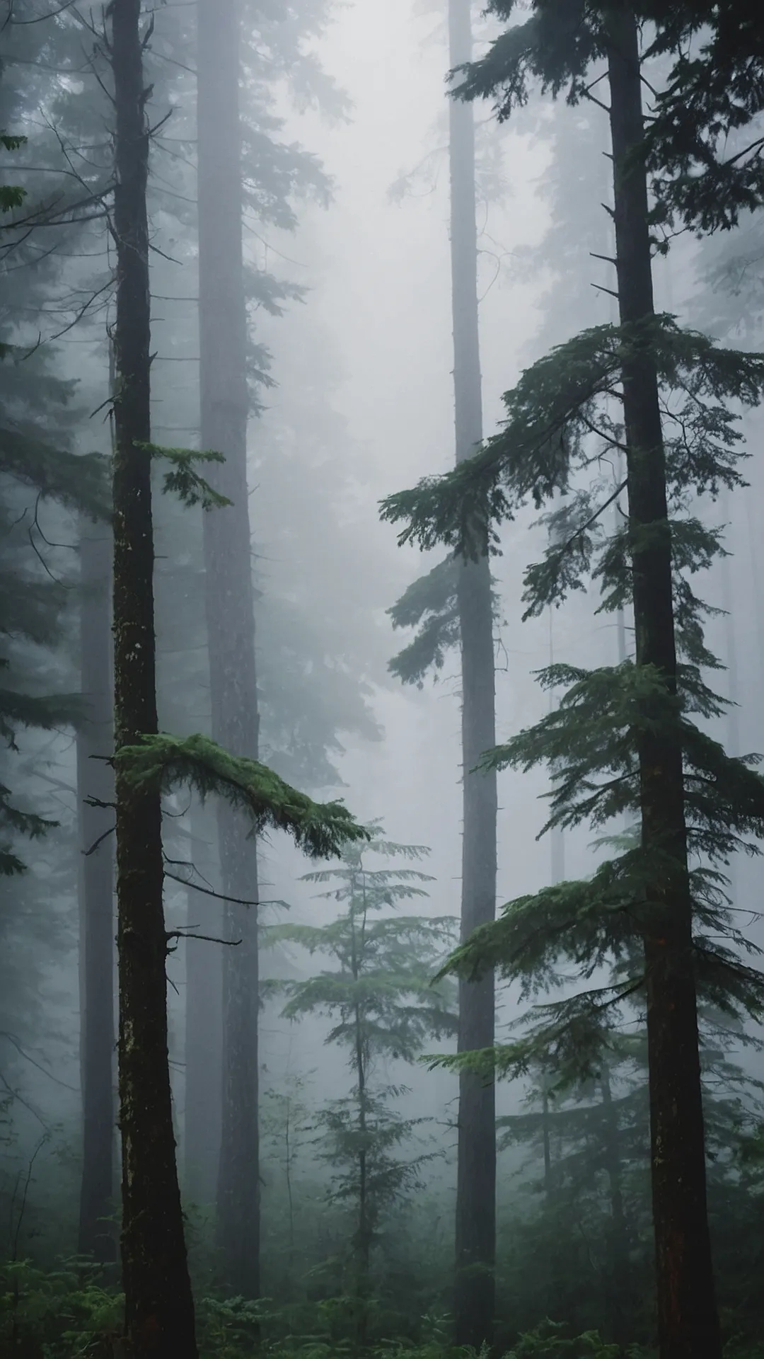 Envelop Yourself in Nature: 15 Misty Forest Wallpaper Ideas 43 Whispering Woods Enigma