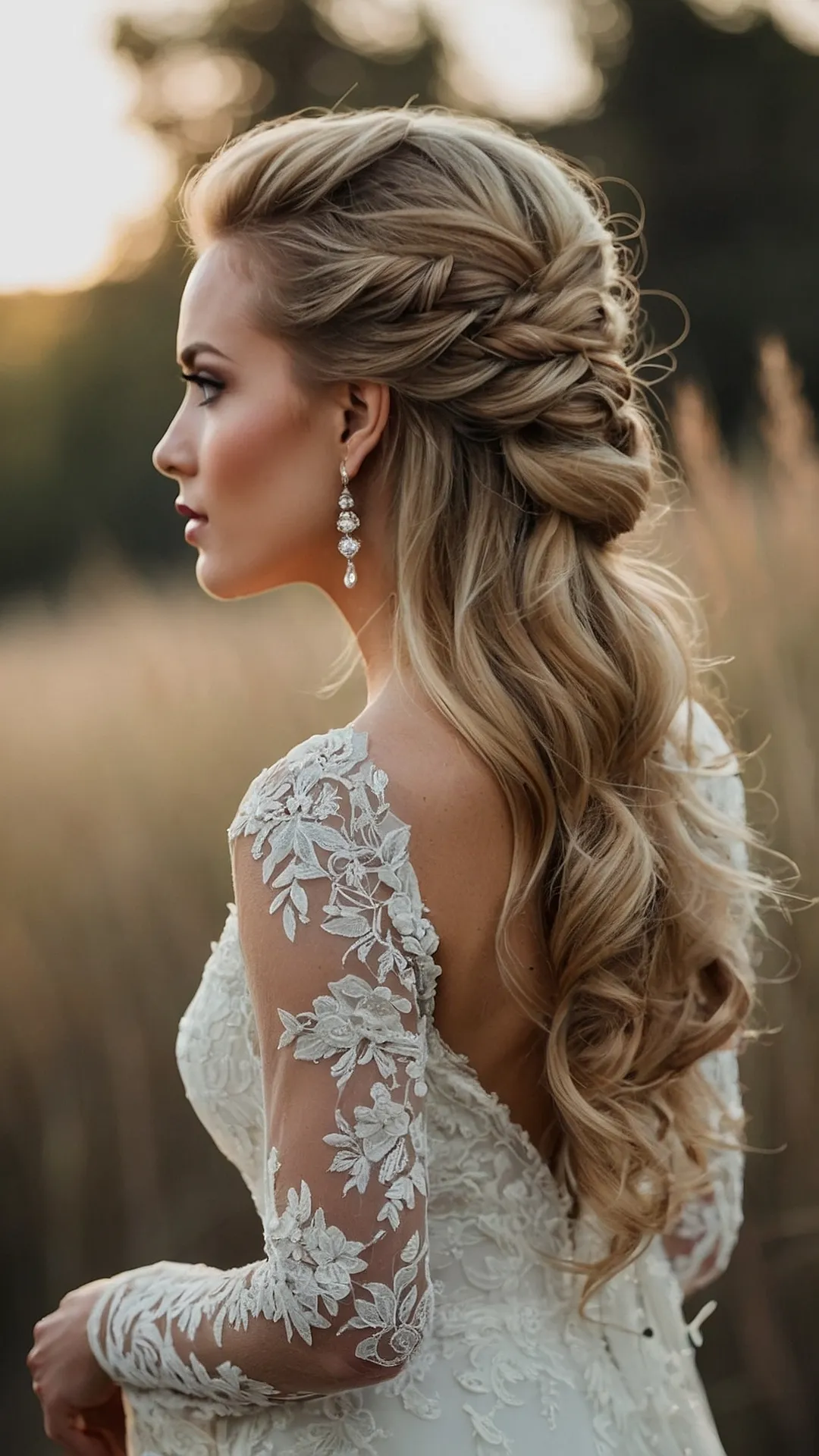18 Stunning Half-Up Half-Down Wedding Hairstyles for the Modern Bride 36 Bridal Half-Up Magic