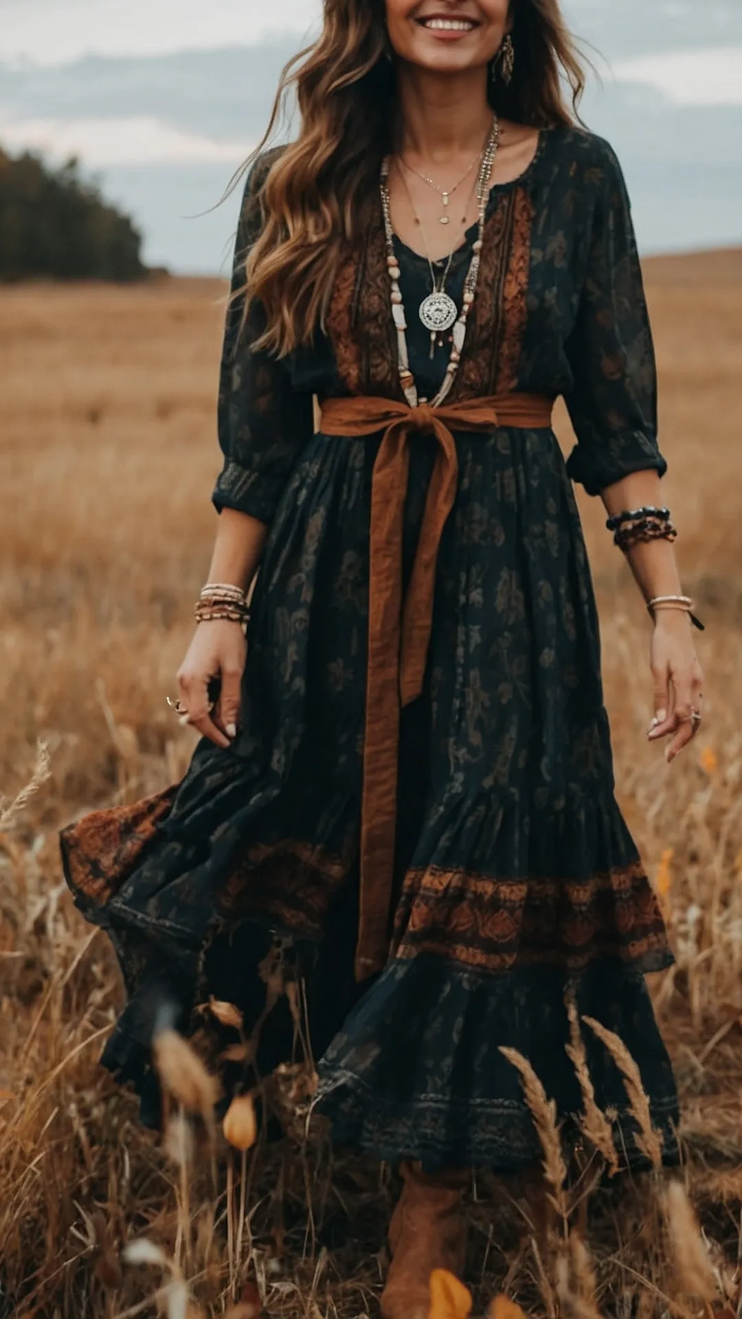 Field Bloom: Boho Babe's Autumn