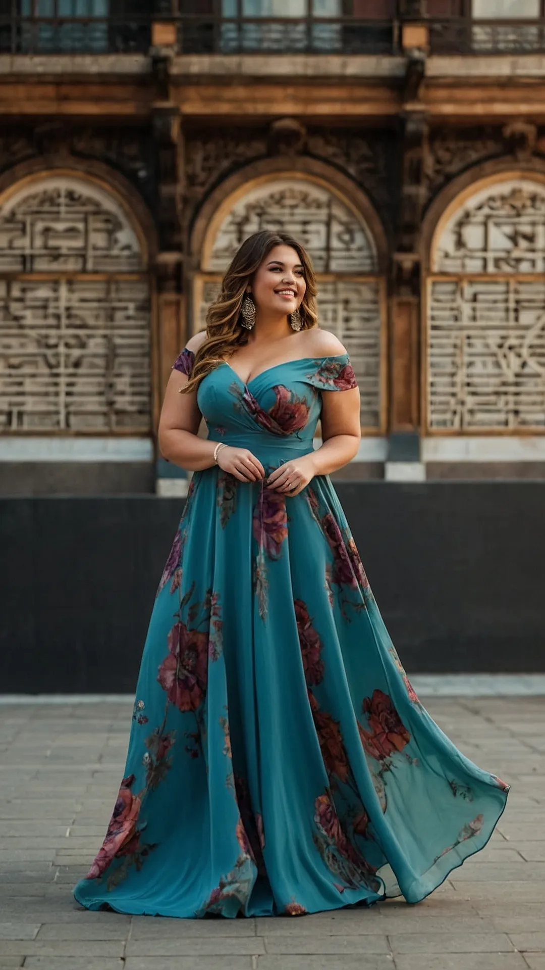 Plus Size Maxi Dresses: Your Summer Wardrobe Essentials 38 Plus Size Floral Flair