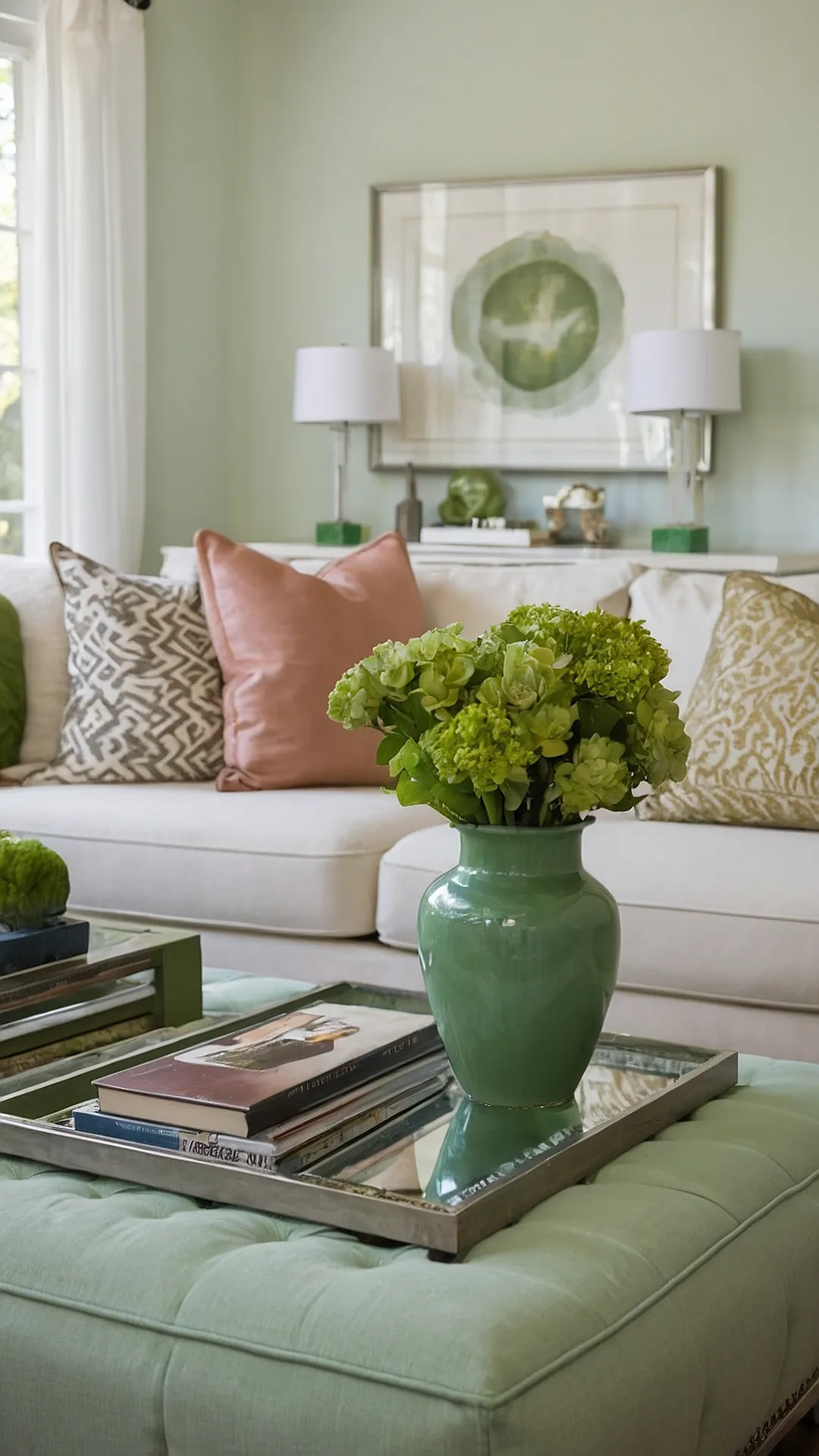 22 Cozy Greenery Living Room Ideas to Transform Your Space 41 Verdant Vista