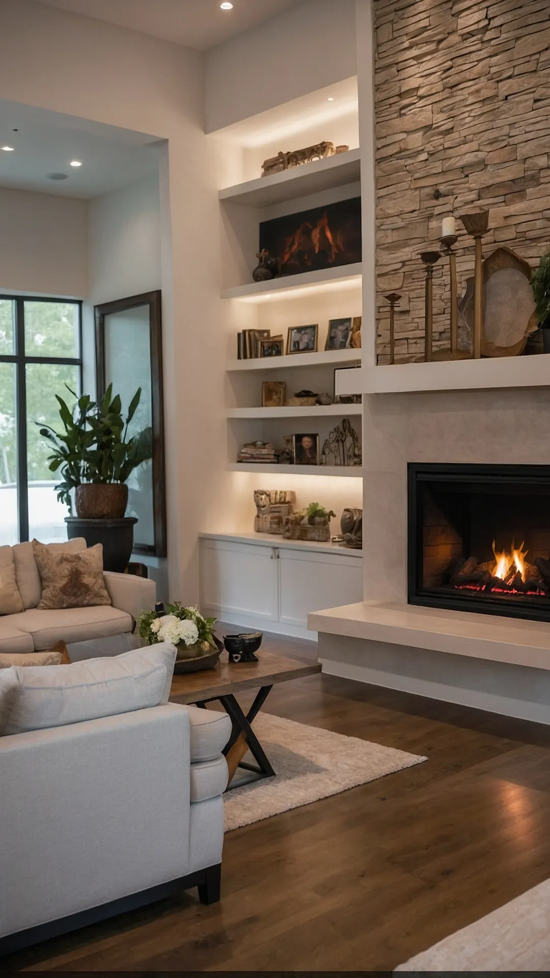 Trendy Hearths: 17 Living Room Fireplace Designs for Your Cozy Retreat 34 The Cozy Corner Key