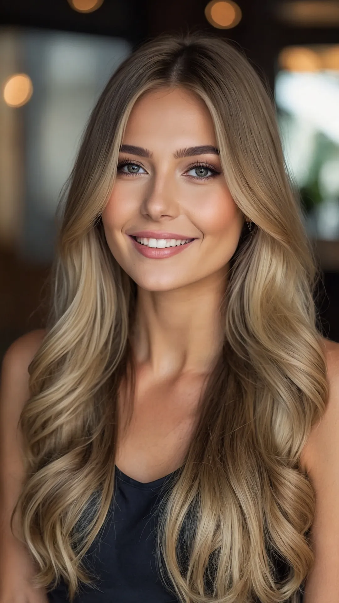 Blondes Have More Fun? Brown Joy Awaits with These Unique Color Ideas! 46 Sunlit Swirl