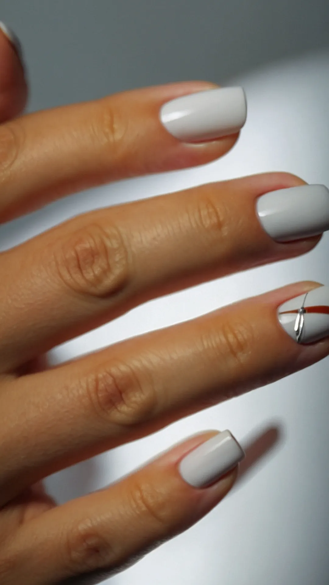 Unlock Your Nail Potential: 15 Stunning White Designs** ** 43 Silver Dreamscape: