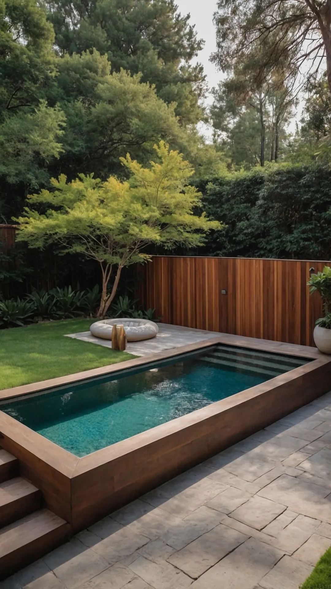 Texas-Sized Fun in a Tiny Pool: 18 Ideas for Small Yards 36 Tiny Oasis