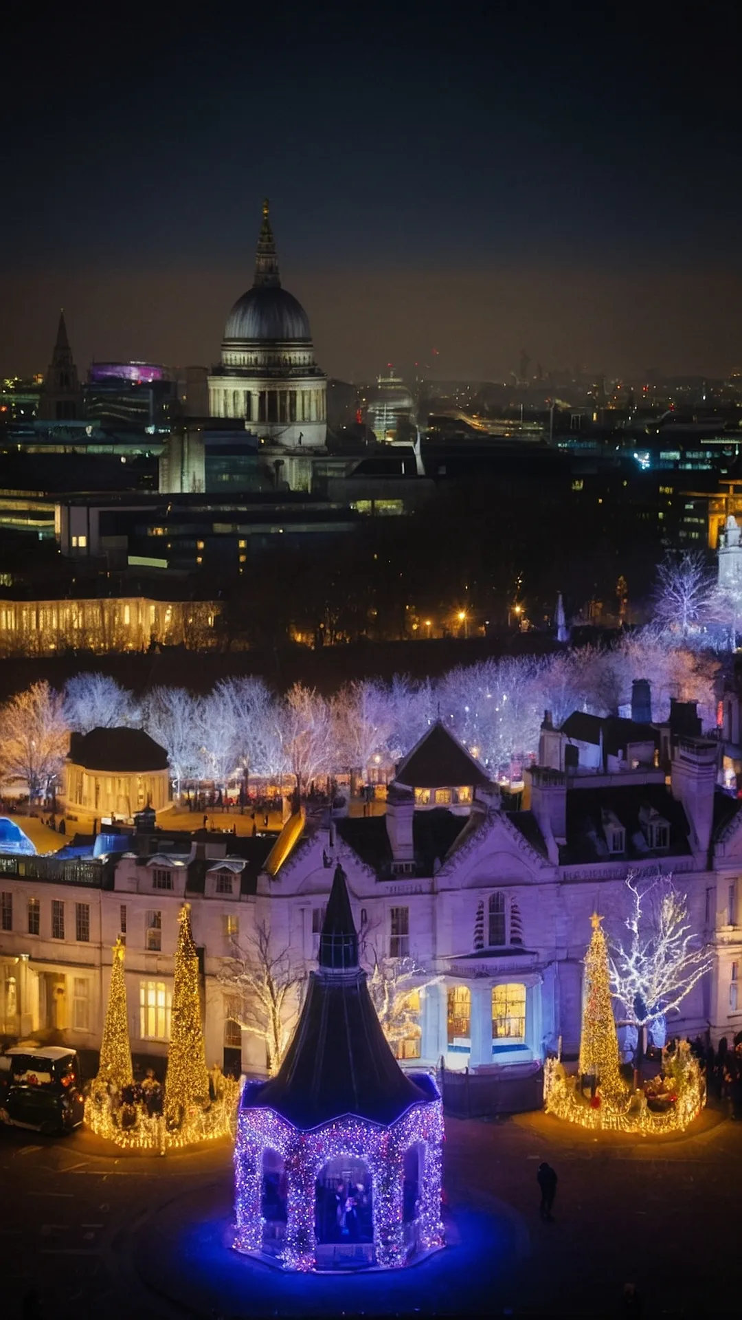 Capture the Magic: 17 Christmas Photo Ideas in London 38 Sparkle on the Thames