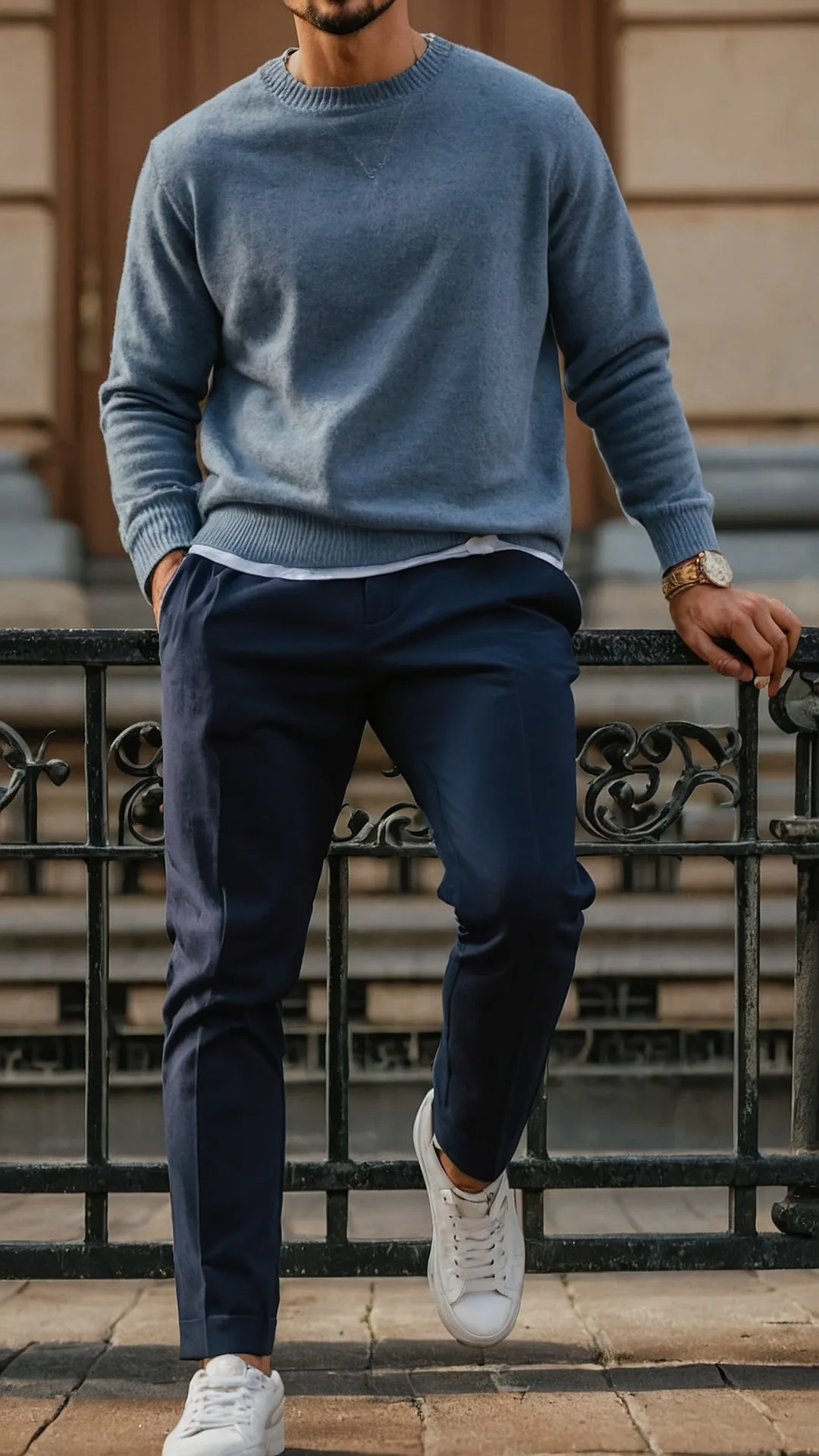 15 Stylish Casual Outfit Ideas for the Dapper Dude** ** 44 The Relaxed Gentleman: Casual Perfection