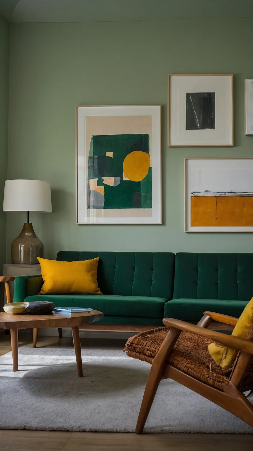 22 Cozy Greenery Living Room Ideas to Transform Your Space 38 Chlorophyll Comfort