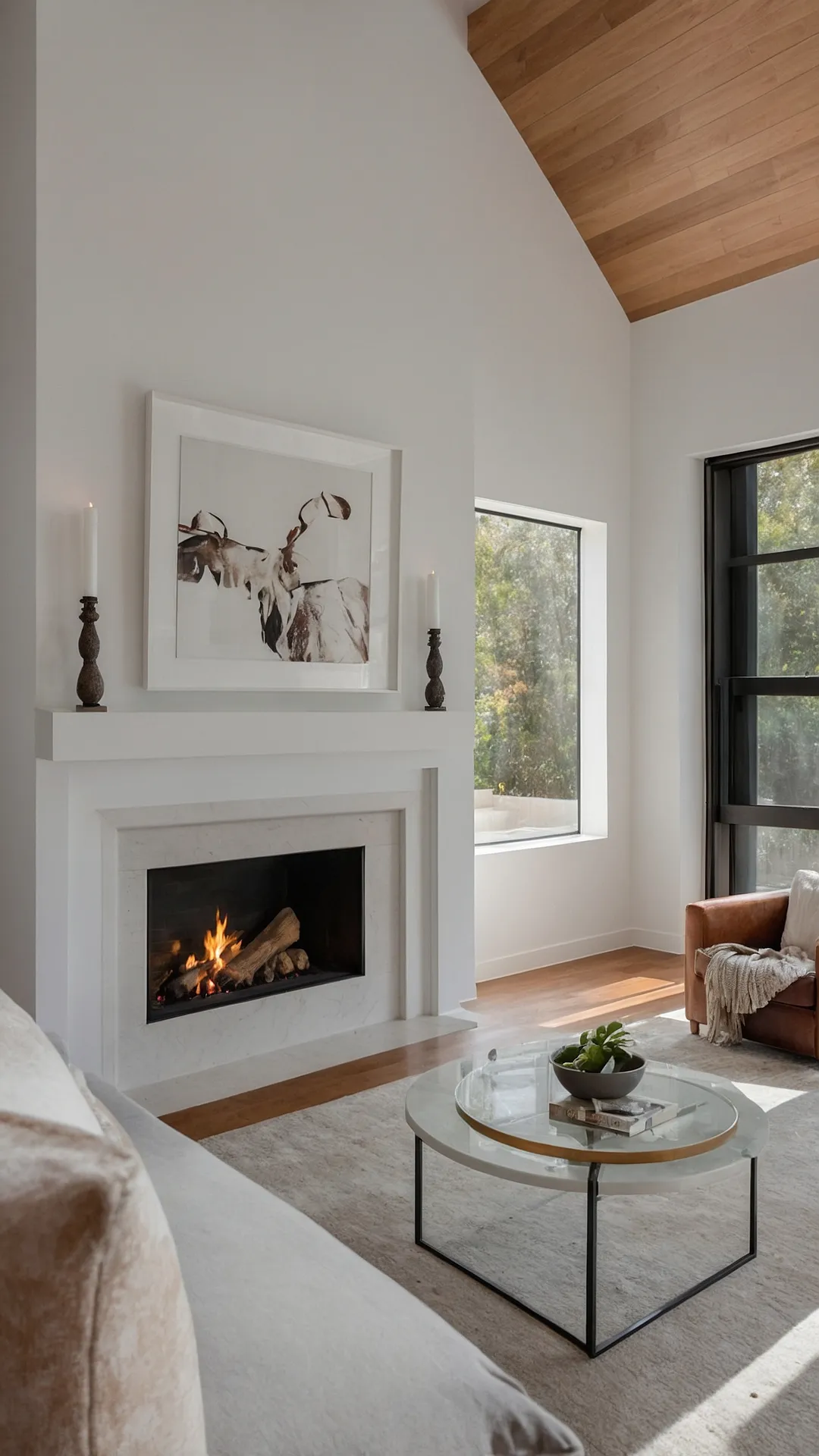 Trendy Hearths: 17 Living Room Fireplace Designs for Your Cozy Retreat 36 Instant Chill Zone