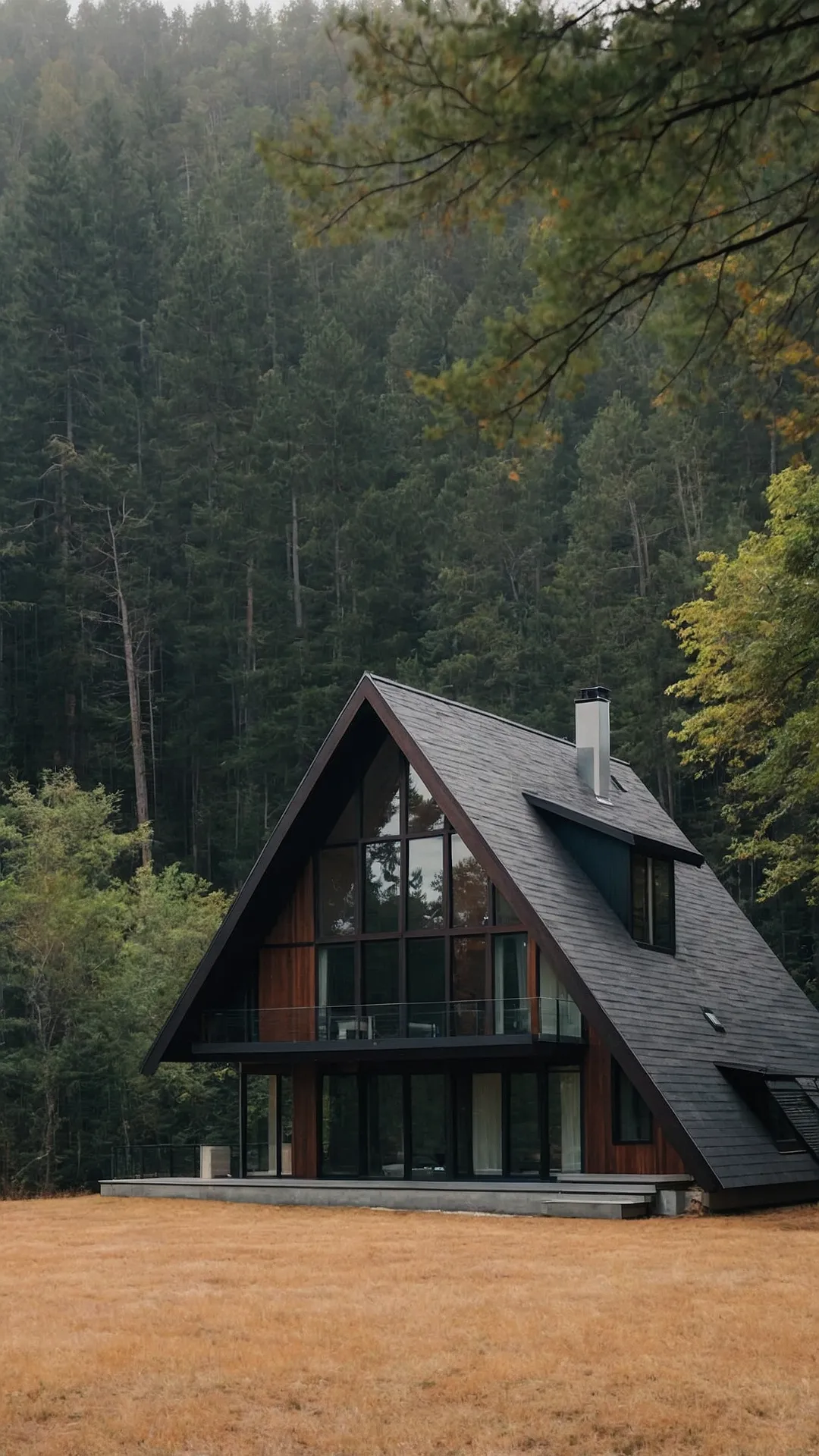 Crafting Black, White, and Cherry: 15 Stunning Wood House Ideas for Minecraft 42 Nature's Architectural Gem