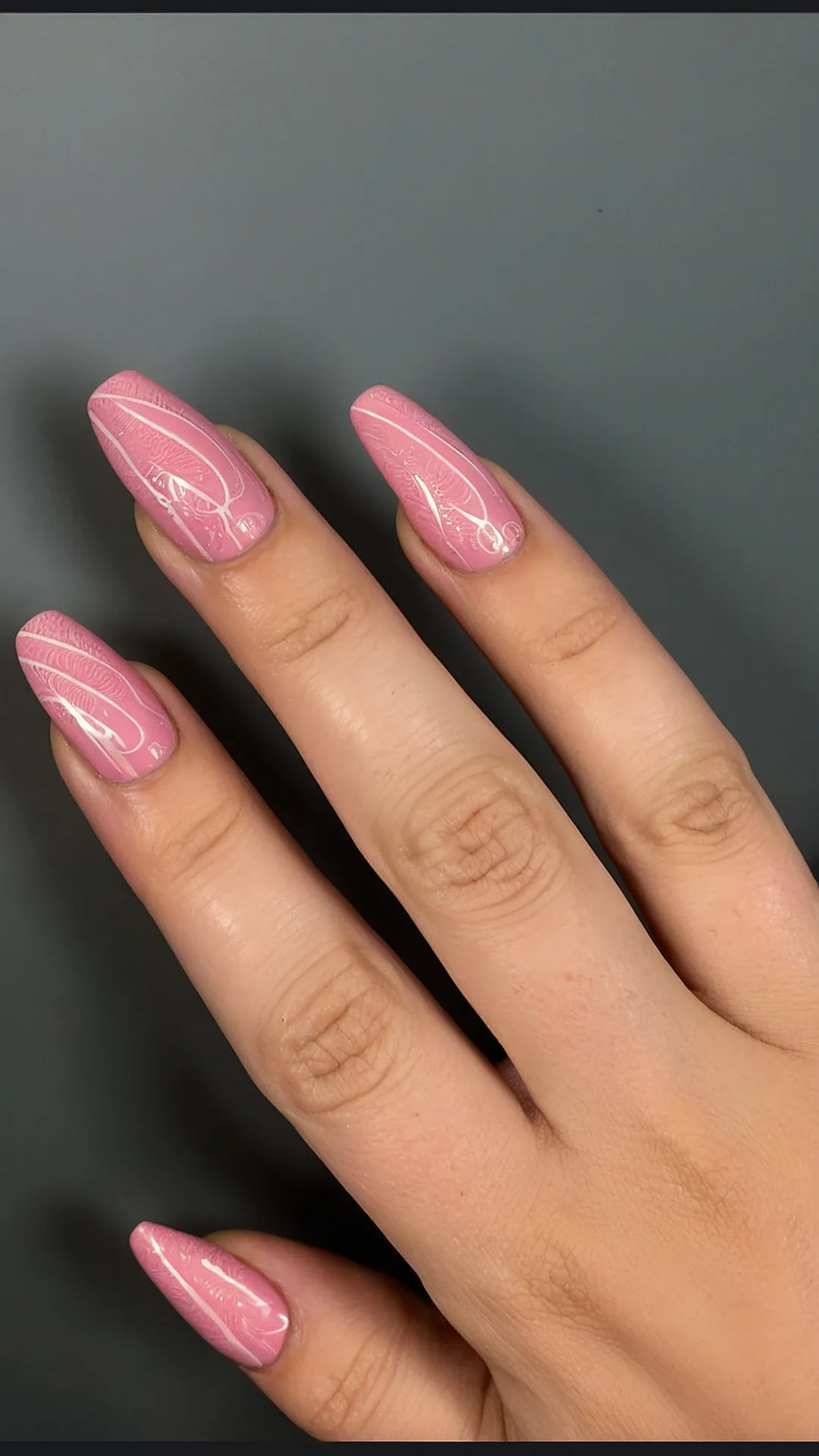 Rocking Dusty Rose Pink: 22 Nail Designs That are Total Game Changers 45 Pink Chrome Kiss