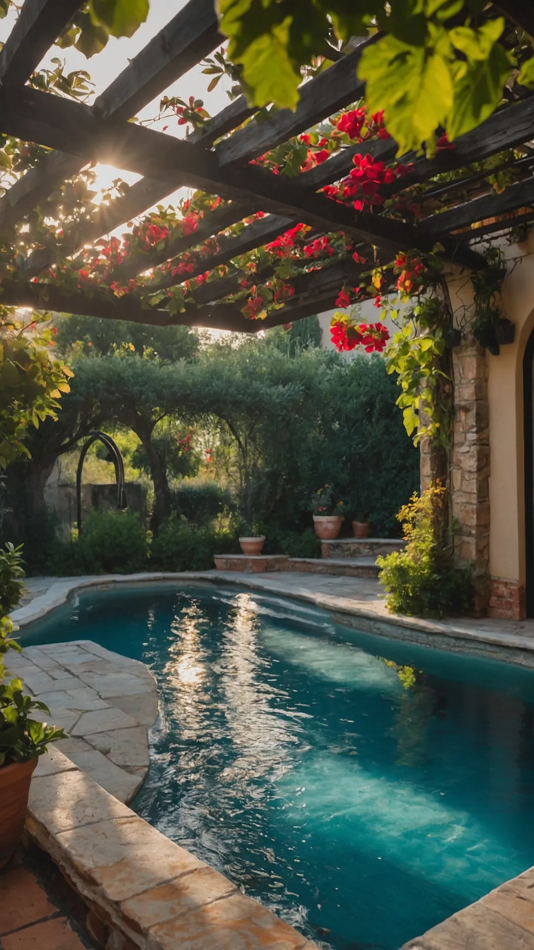 Backyard Bliss: Get Inspired with 15 Tuscan Patio Ideas 44 Pizza & Gelato Garden