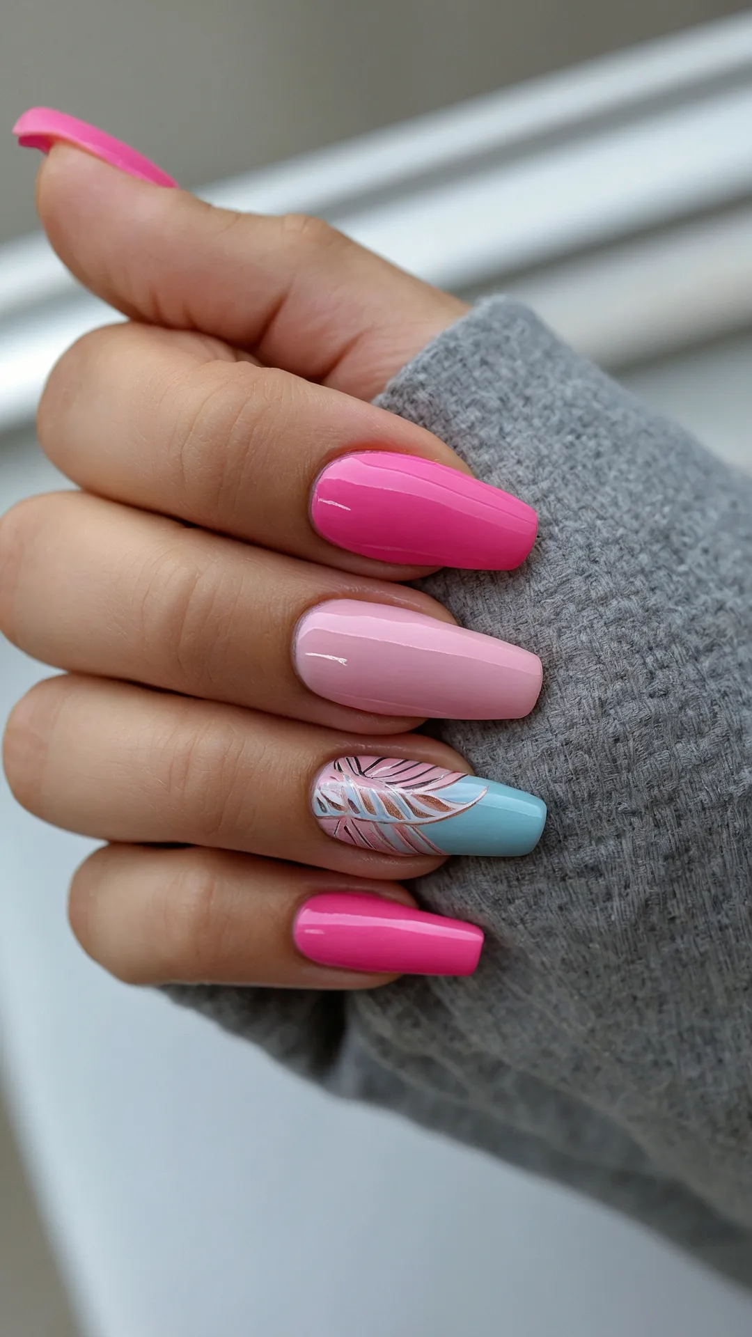 Pretty in Pink: 20 Summer Nail Ideas to Try in 2025 43 Sunshine Tips