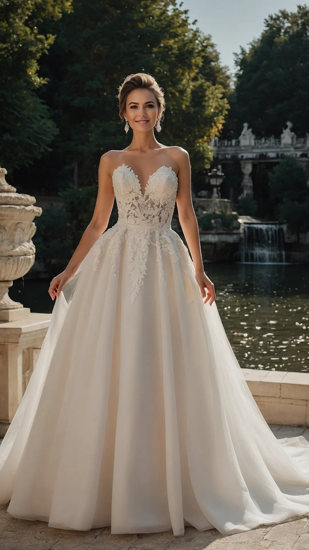 Enchanting Elegance: 20 Bridal Dress Trends for Your Winter Wedding 40 Dreamy Twirl Vision
