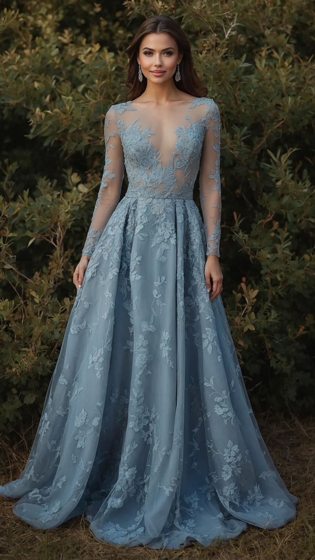 Fashion Fiesta: 15 Long Gown Designs for Your Special Events 39 Pocketed Elegance